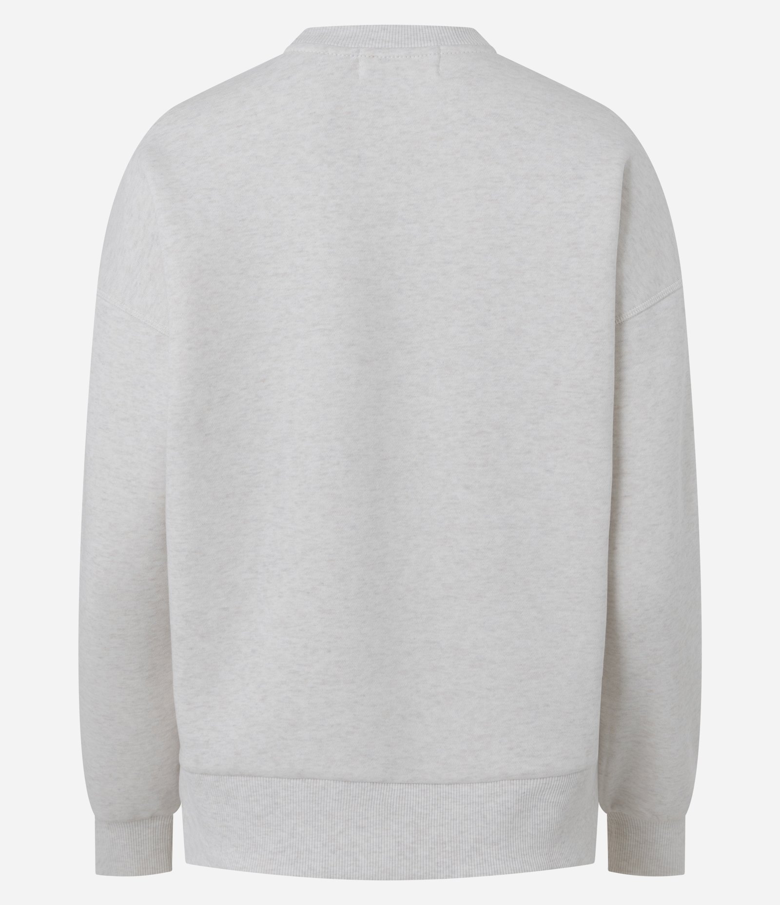 Moletom Regular com Gola Redonda Branco 6