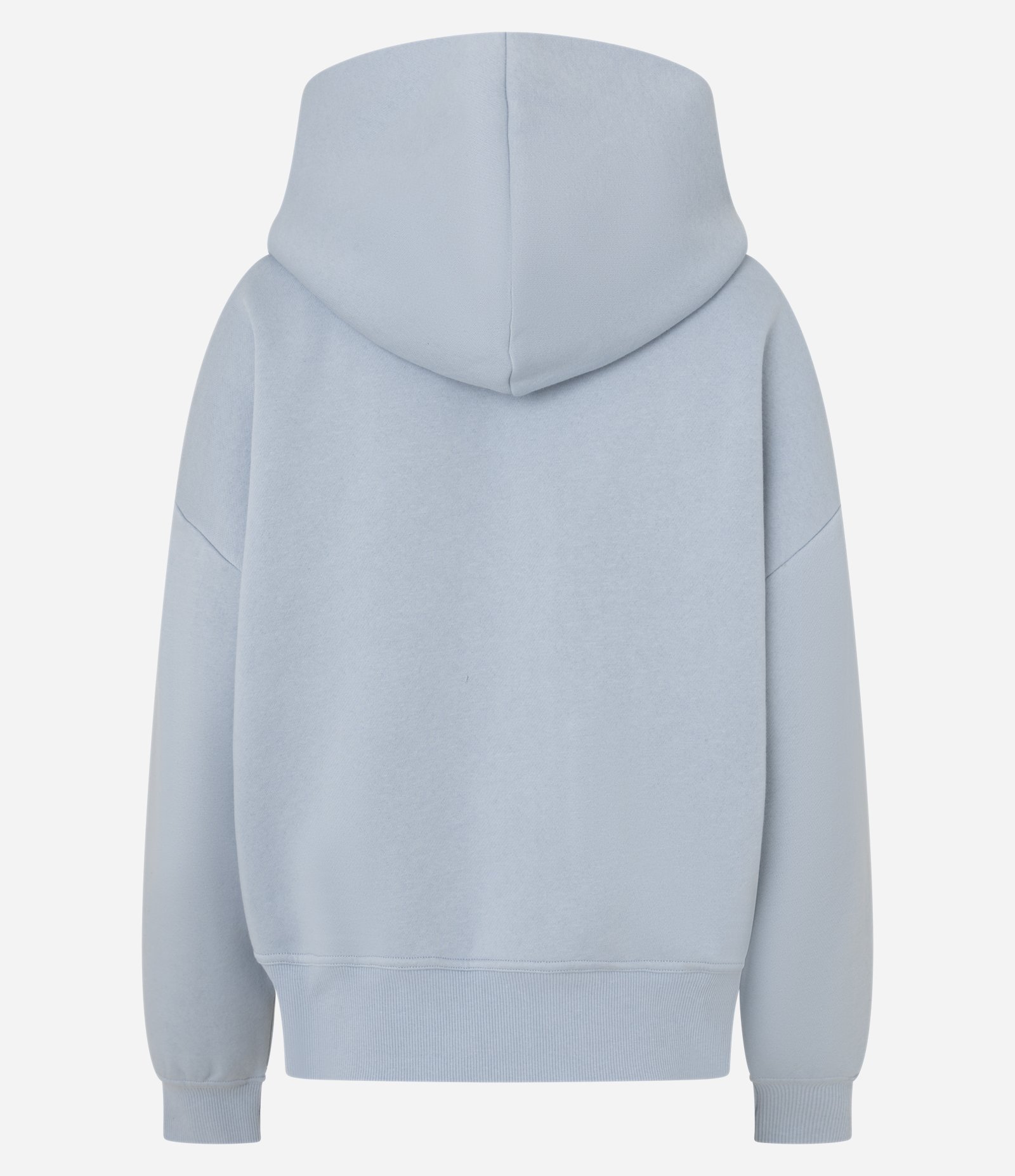 Blusão Moletom em Algodão com Bolso Canguru Azul 2