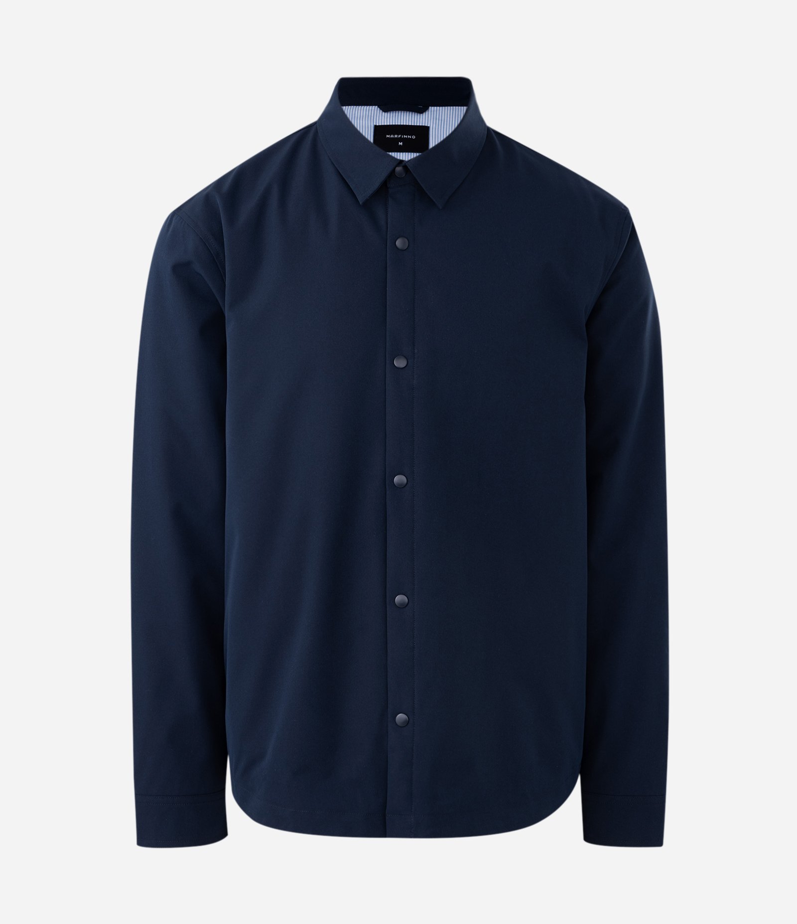 Jaqueta Impermeável com Fechamento por Botões Azul 5