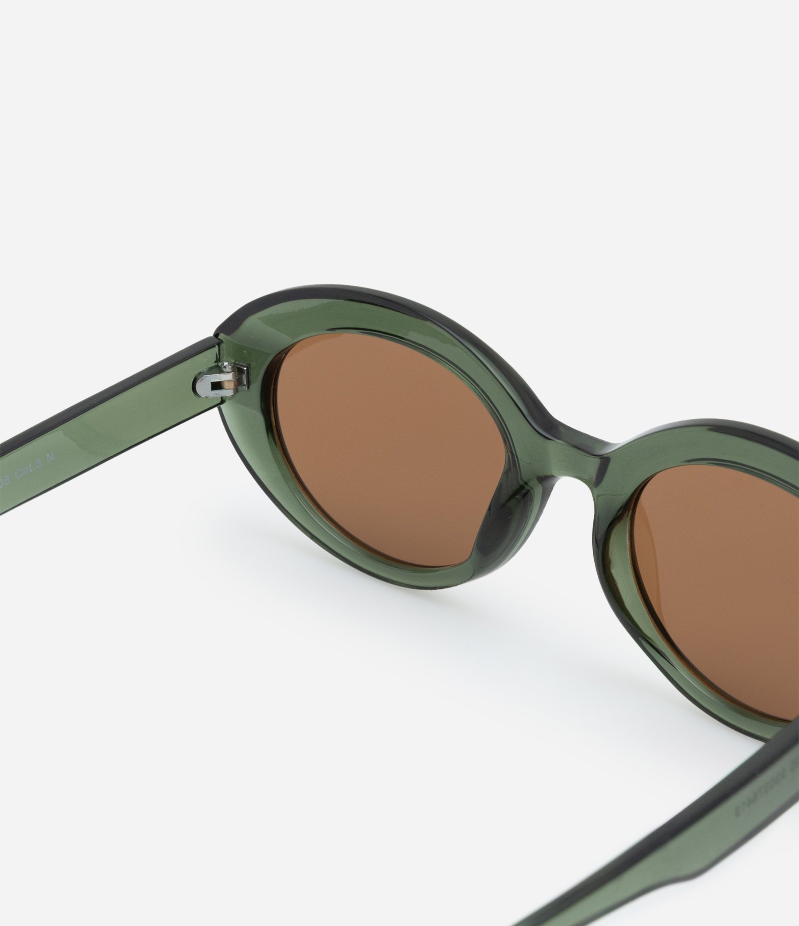 Óculos Redondo com Hastes Médias Verde 3