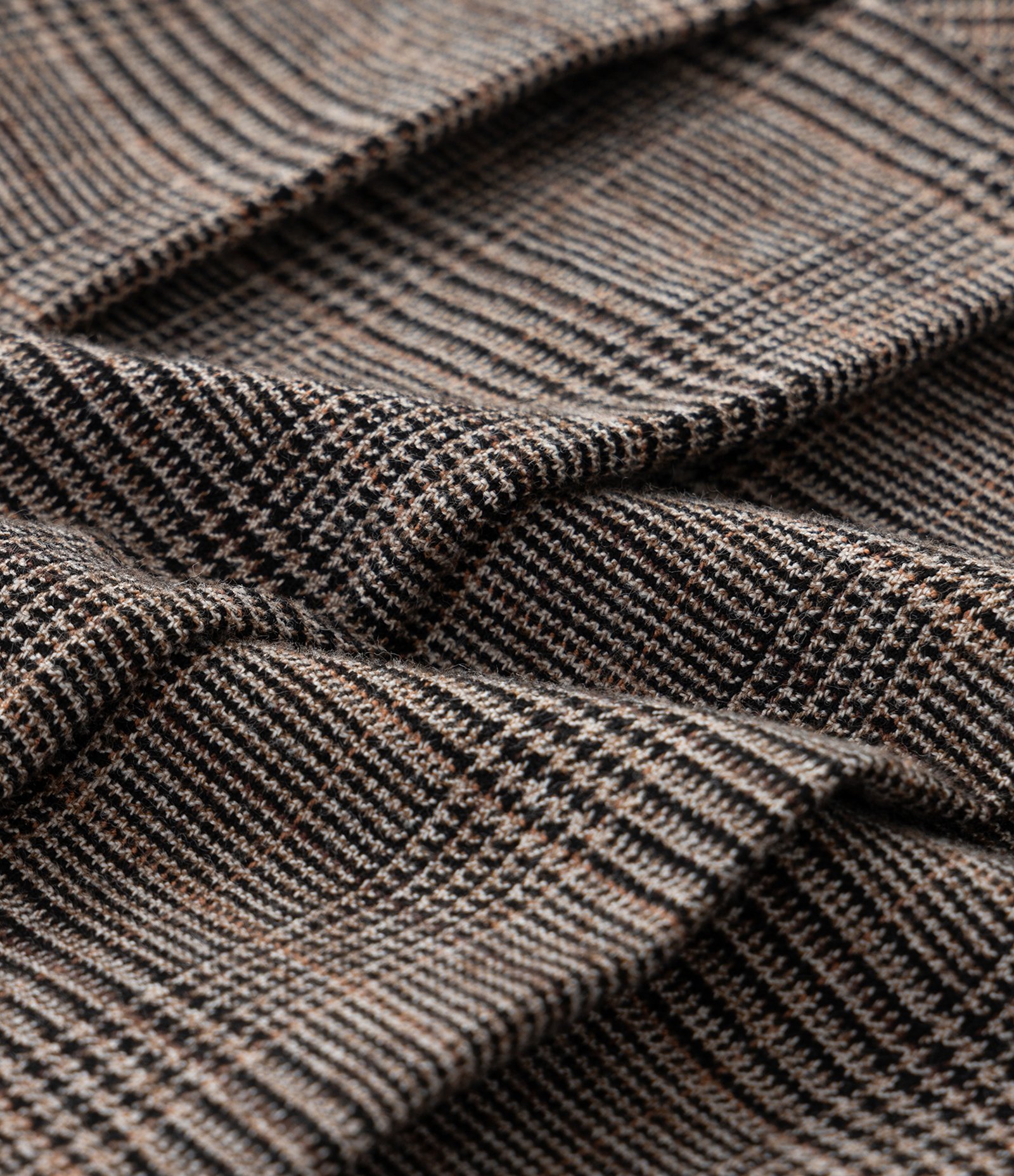 Saia Infantil Alfaiatada Xadrez Plissada com Botão Lateral – Tam 5 a 14 Anos Marrom 4