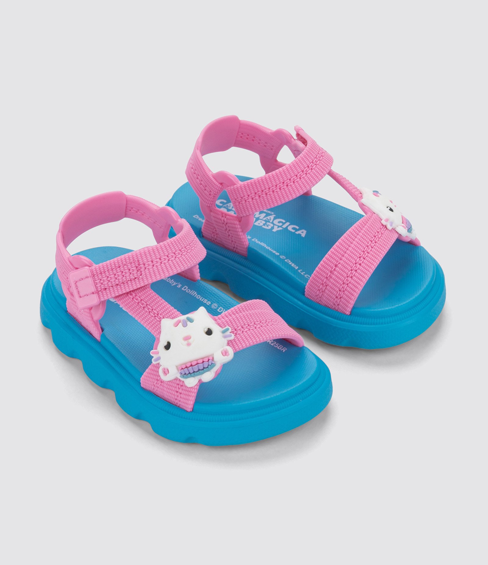 Sandália Infantil com Estampa A Casa Mágica da Gabby - Tam 17/18 a 25/26 Azul 1