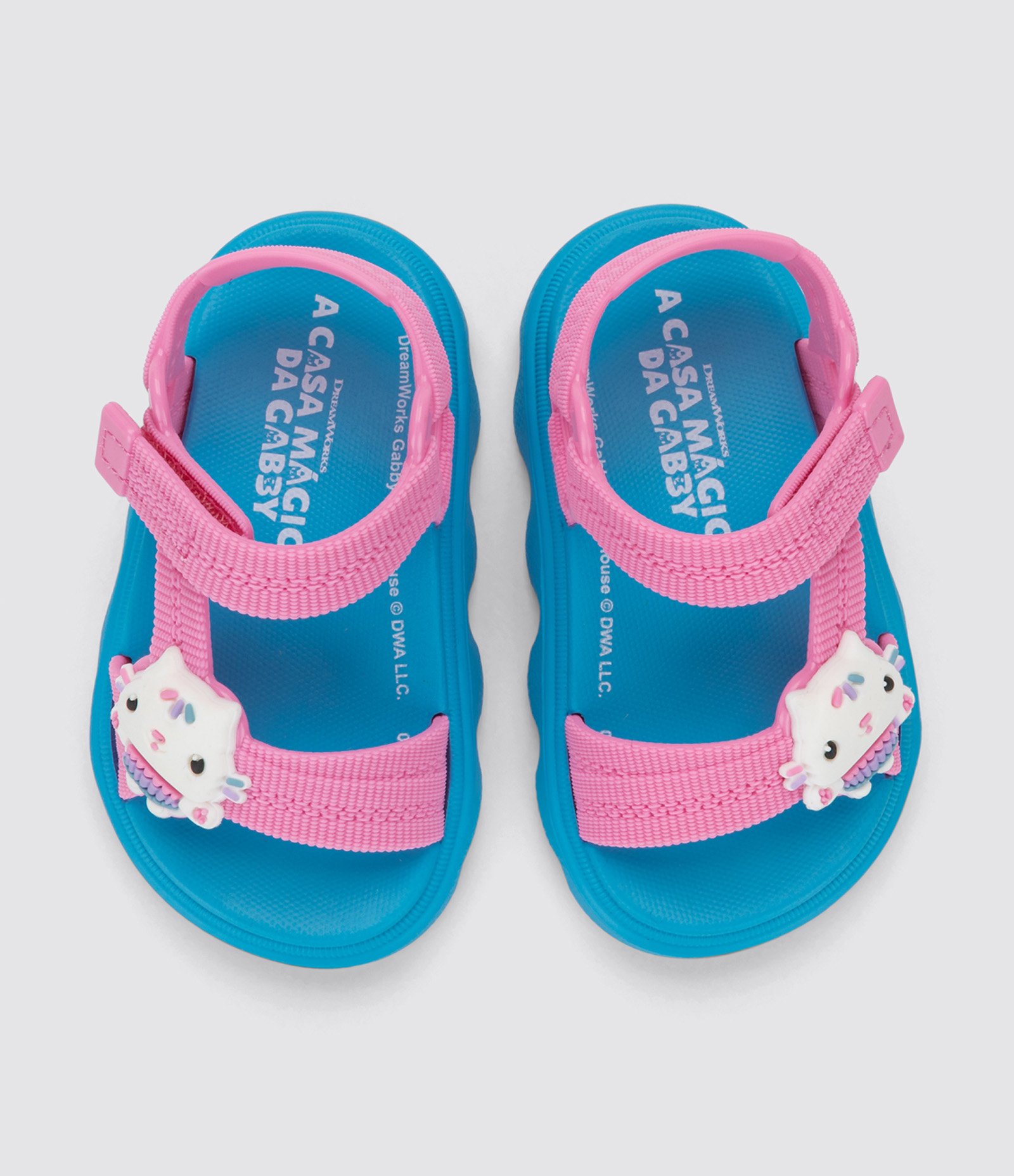 Sandália Infantil com Estampa A Casa Mágica da Gabby - Tam 17/18 a 25/26 Azul 3