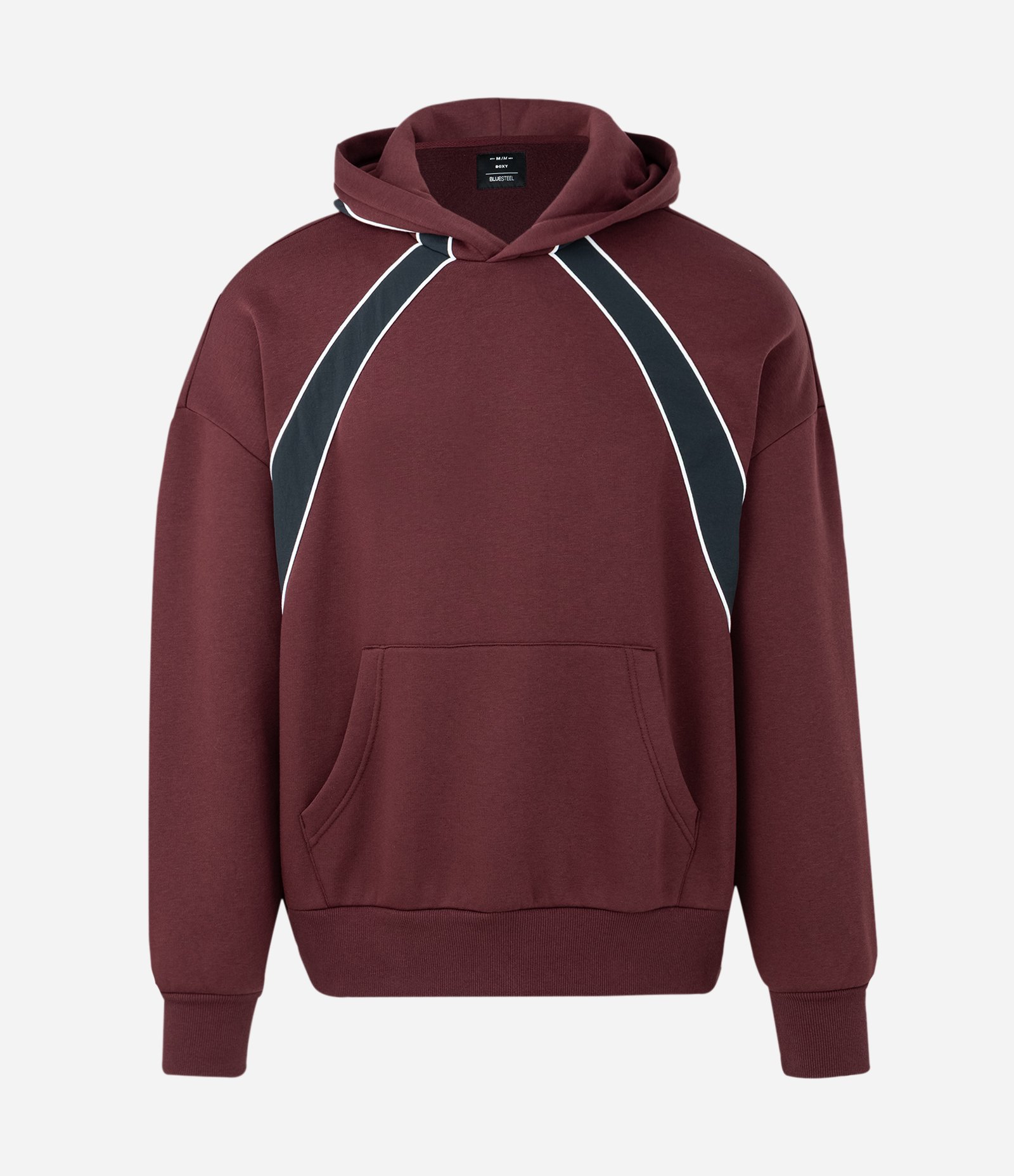 Blusão com Felpa e Recortes e Painéis Vermelho 5