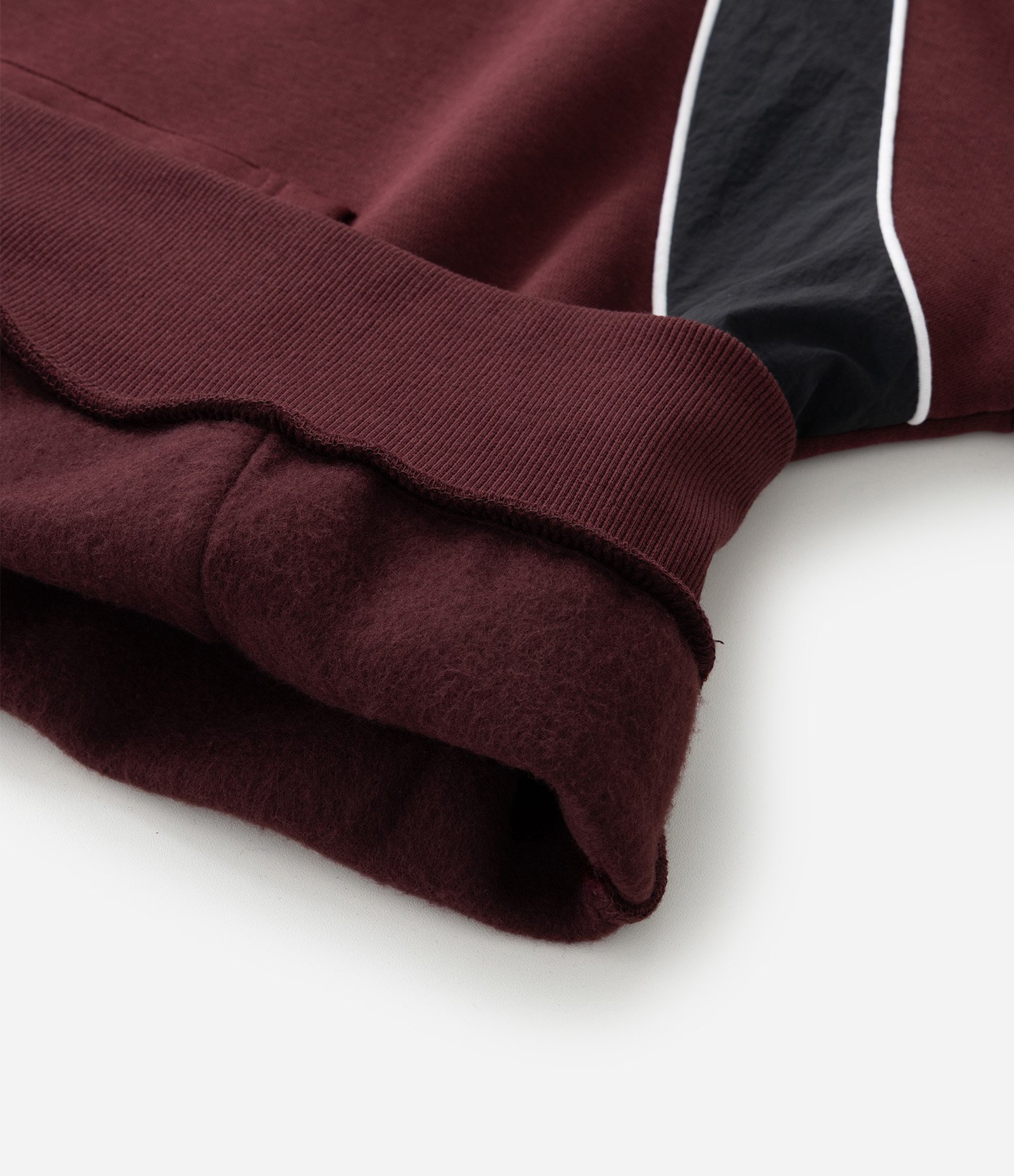 Blusão com Felpa e Recortes e Painéis Vermelho 9