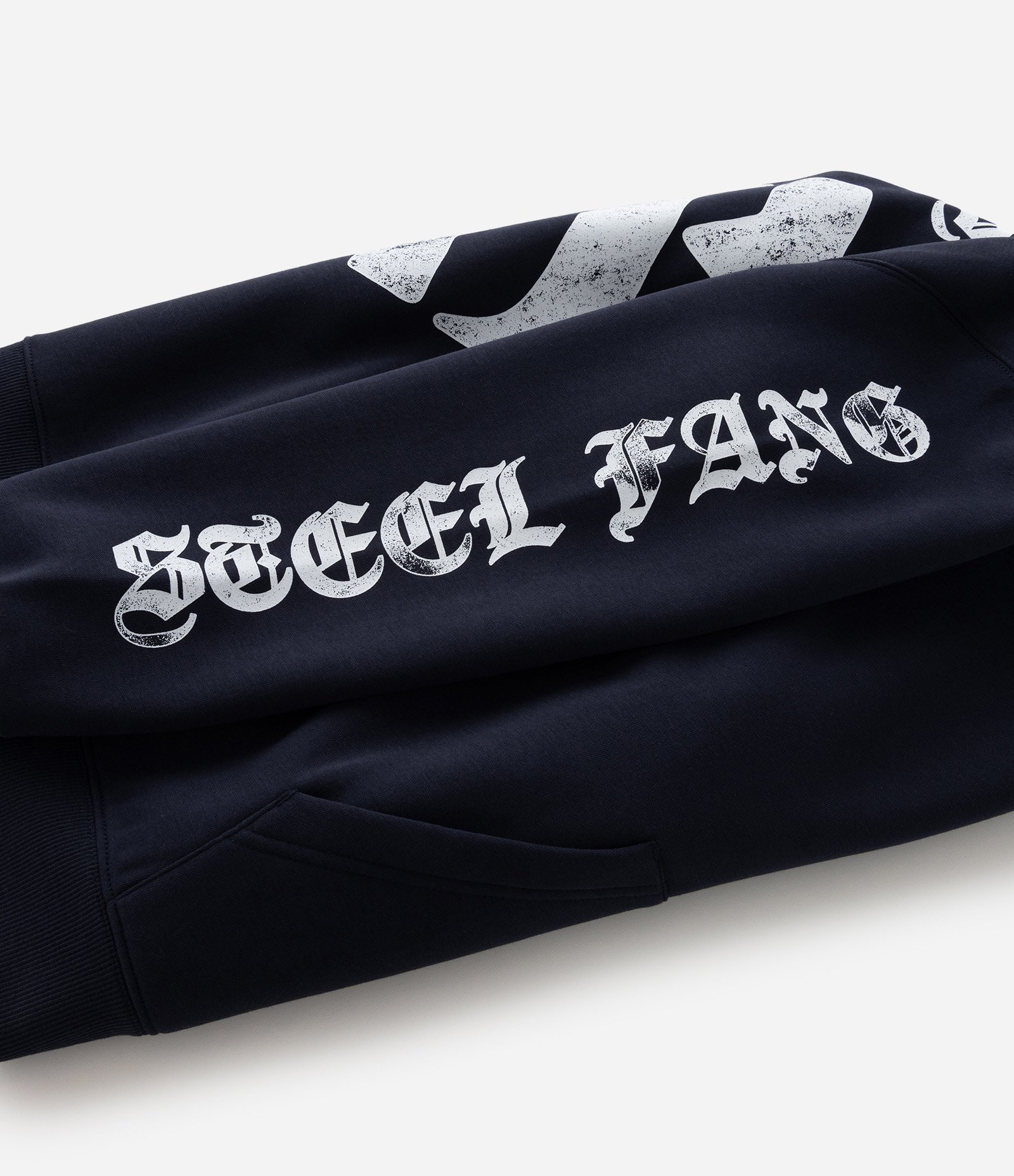 Casaco Relaxed em Moletom com Estampa Lettering Guepardo Reckless 98 Azul 12