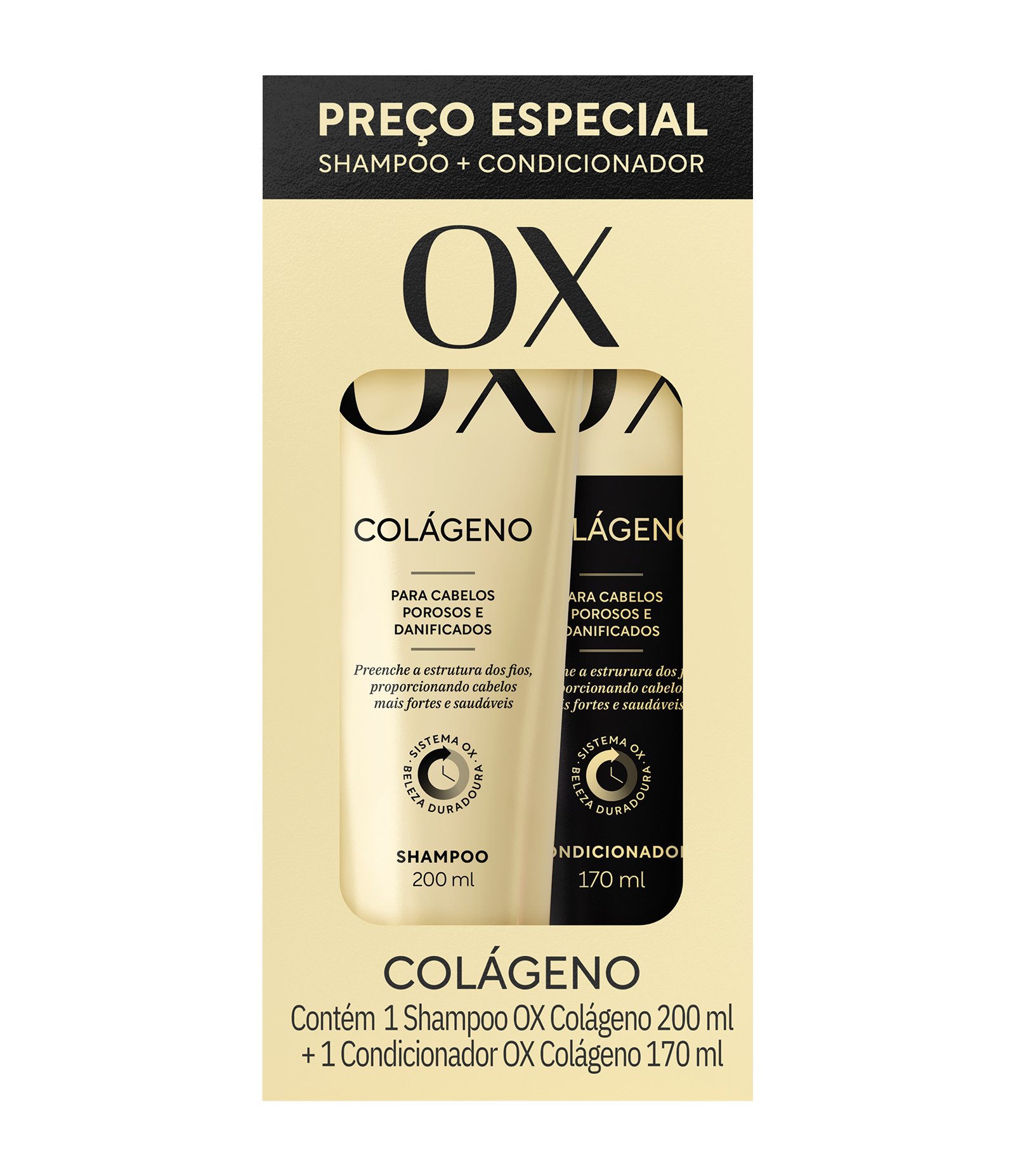 Promopack Shampoo + Condicionador Colageno OX KIT 1