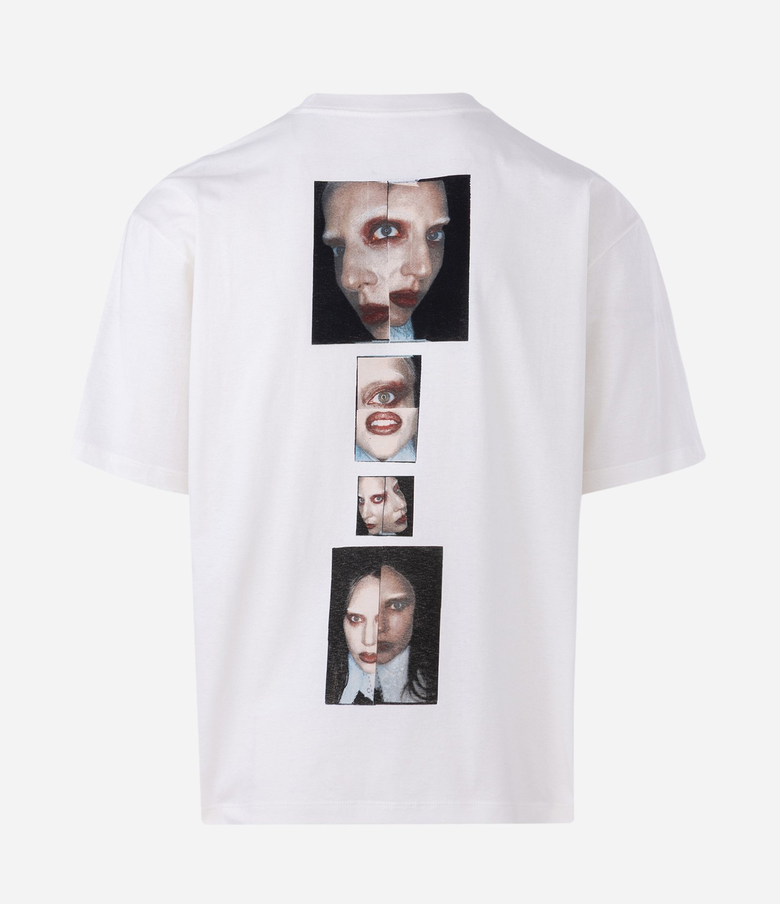Camiseta Boxy em Algodão com Estampa Lady Gaga Mayhem Branco 6