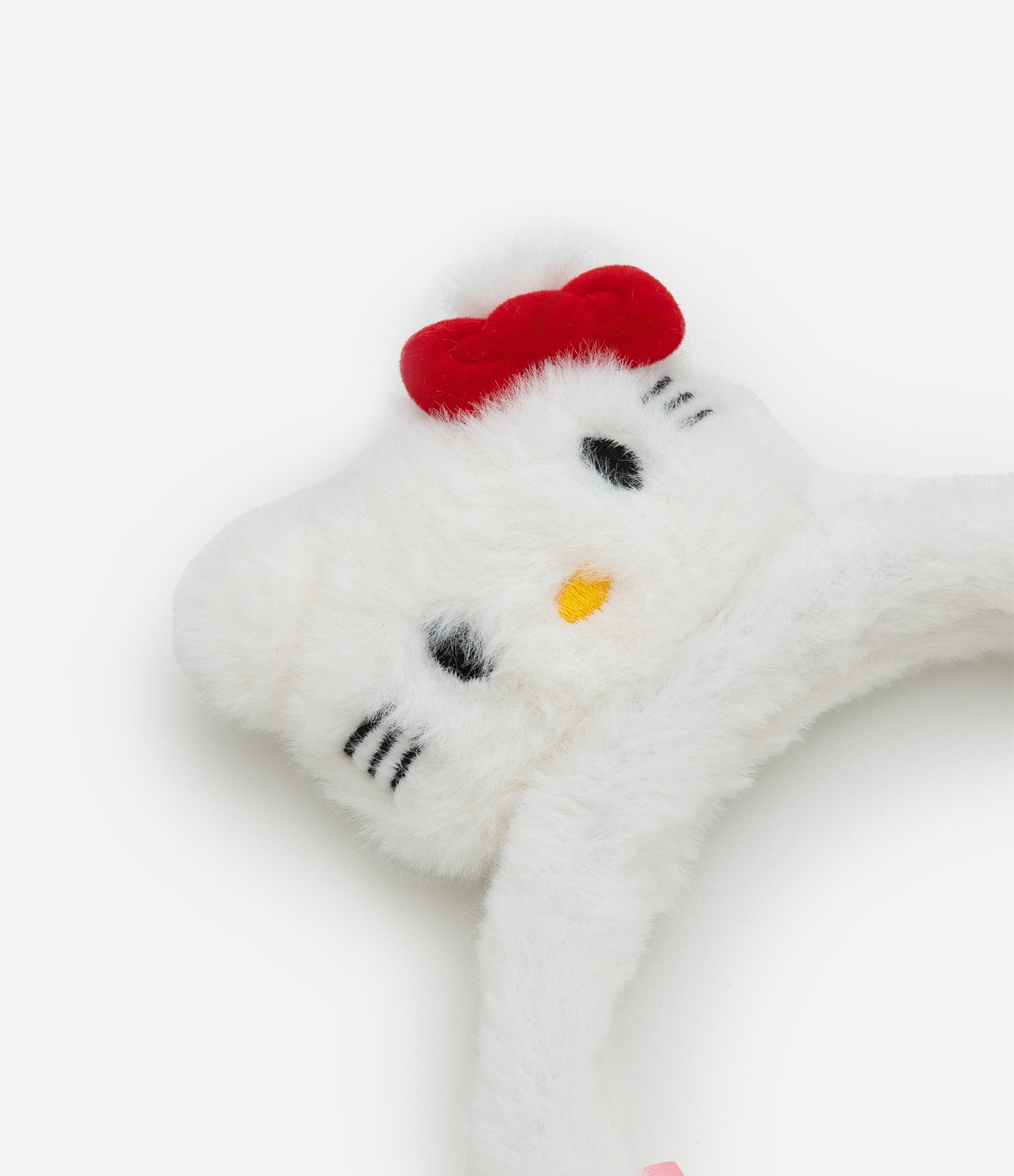 Tiara com Pelinhos e Duas Carinhas da Hello Kitty - Tam U Branco 3