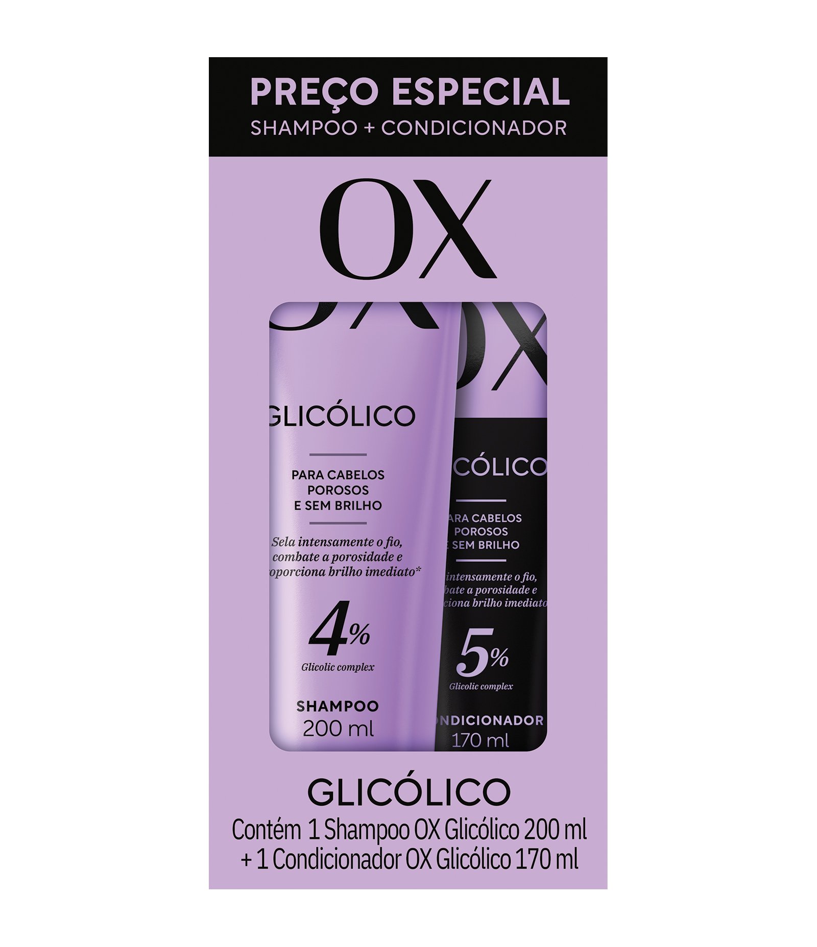 Promopack Shampoo + Condicionador Glicolico OX KIT 1