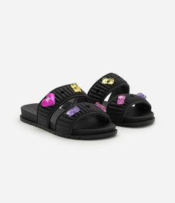 Chinelo Infantil Slide com Cerejinhas - Tam 26 ao 36