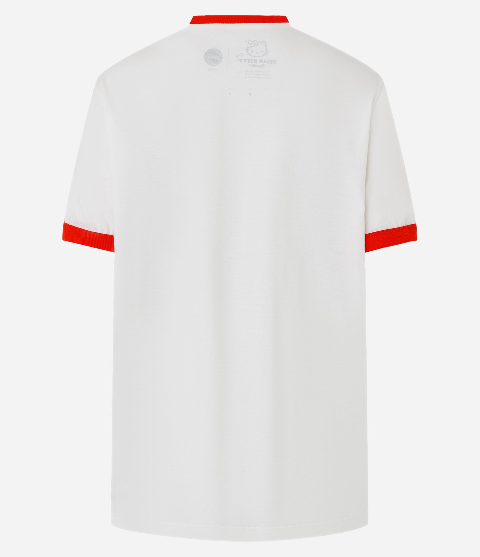 Camiseta T-shirt em Algodão com Estampa Hello Kitty Branco 7