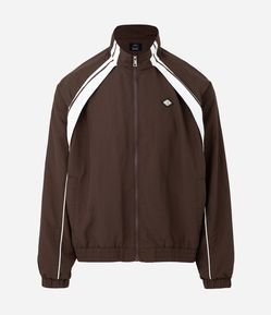 Jaqueta em Poliamida com Listras Laterais