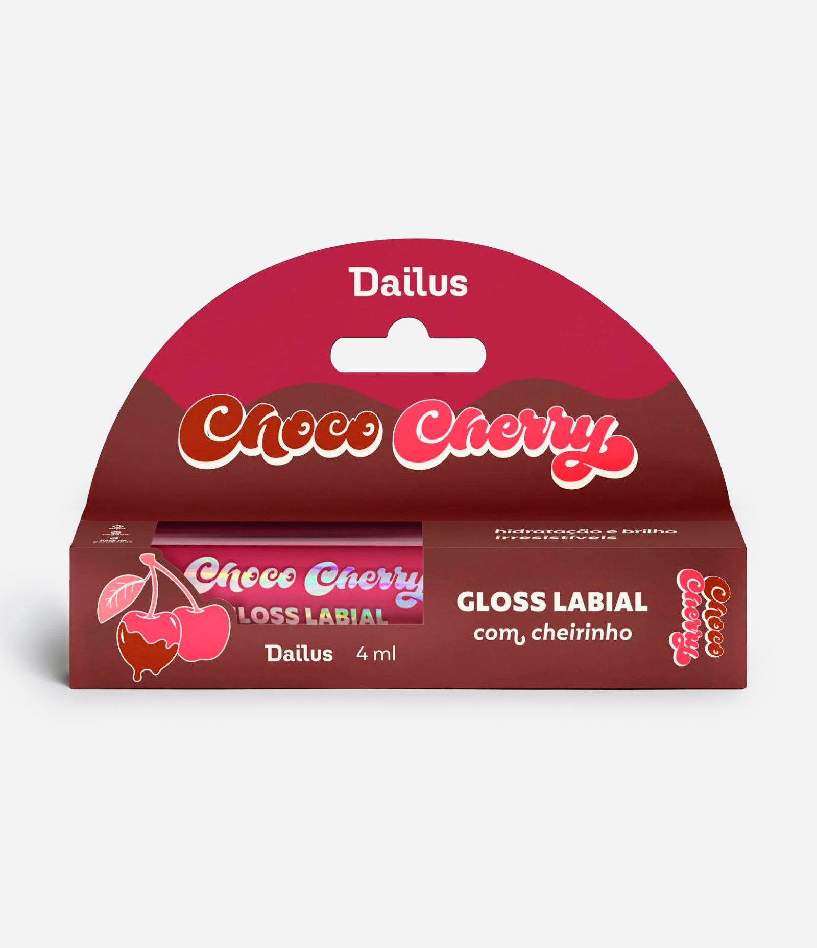 Gloss Labial Dailus Bombom de Cereja 3