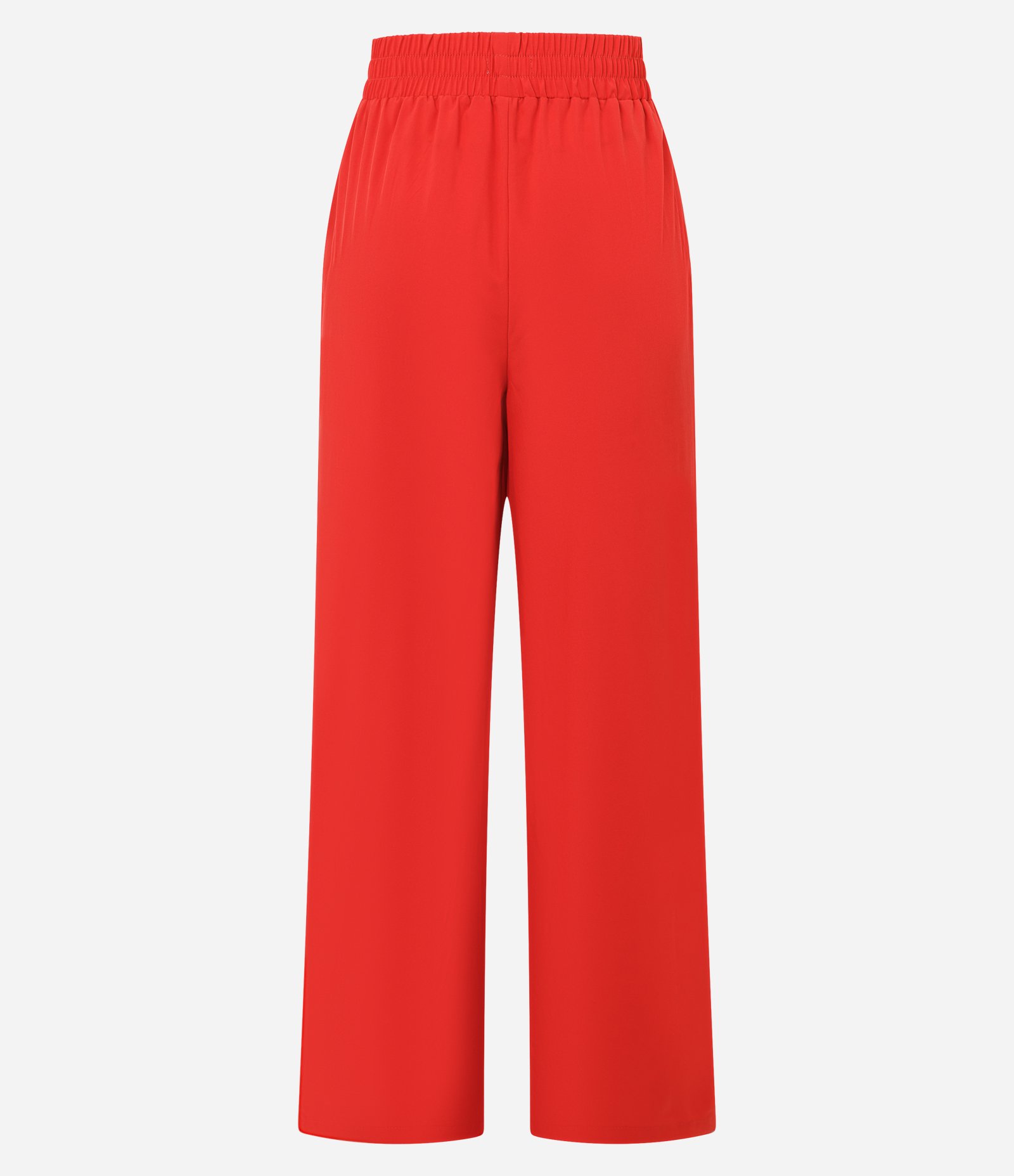 Calça Esportiva com Listra Lateral Contrastante e Bolsos Vermelho 6