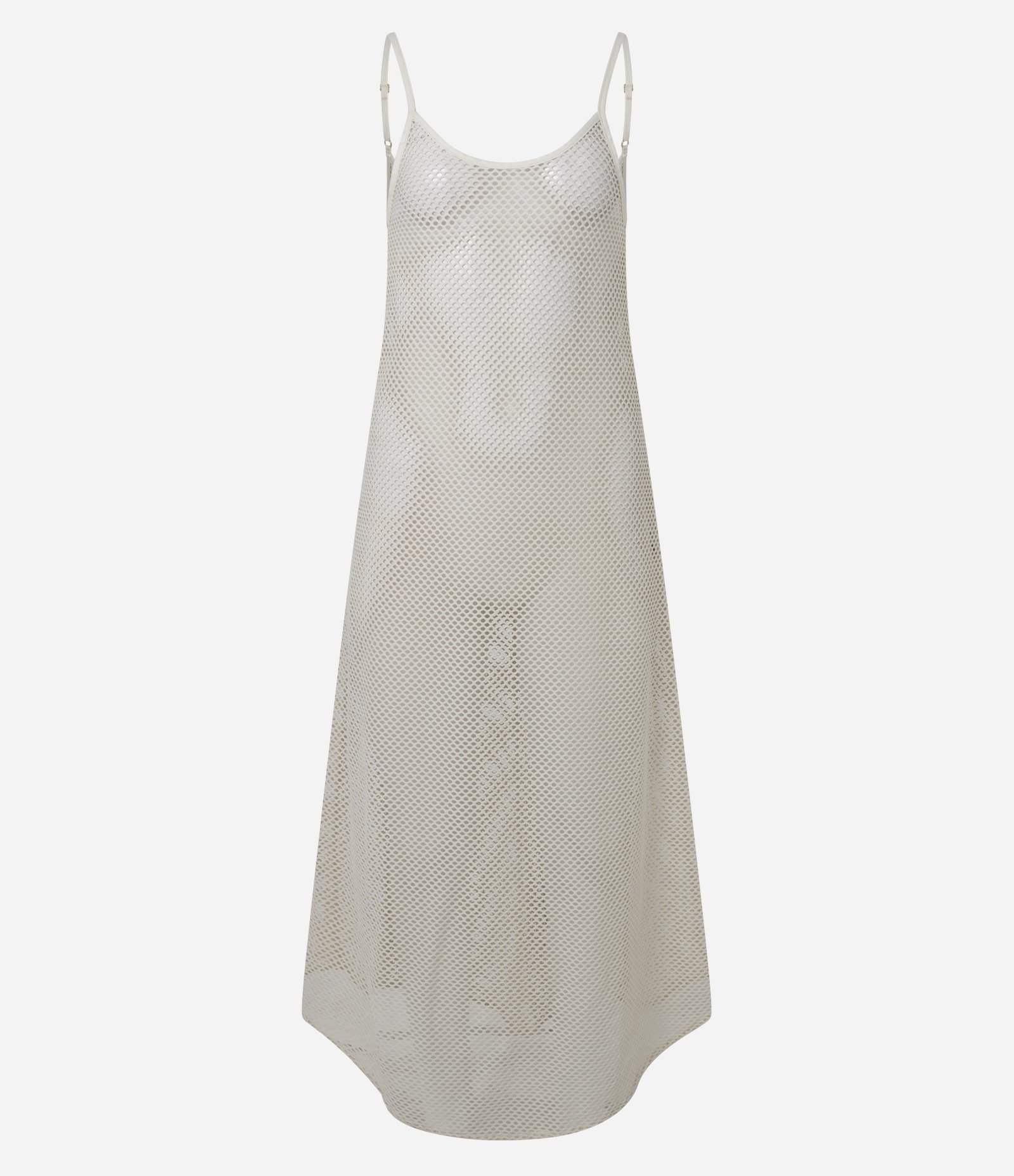 Saída de Praia Vestido Longo em Crochê Off White 4