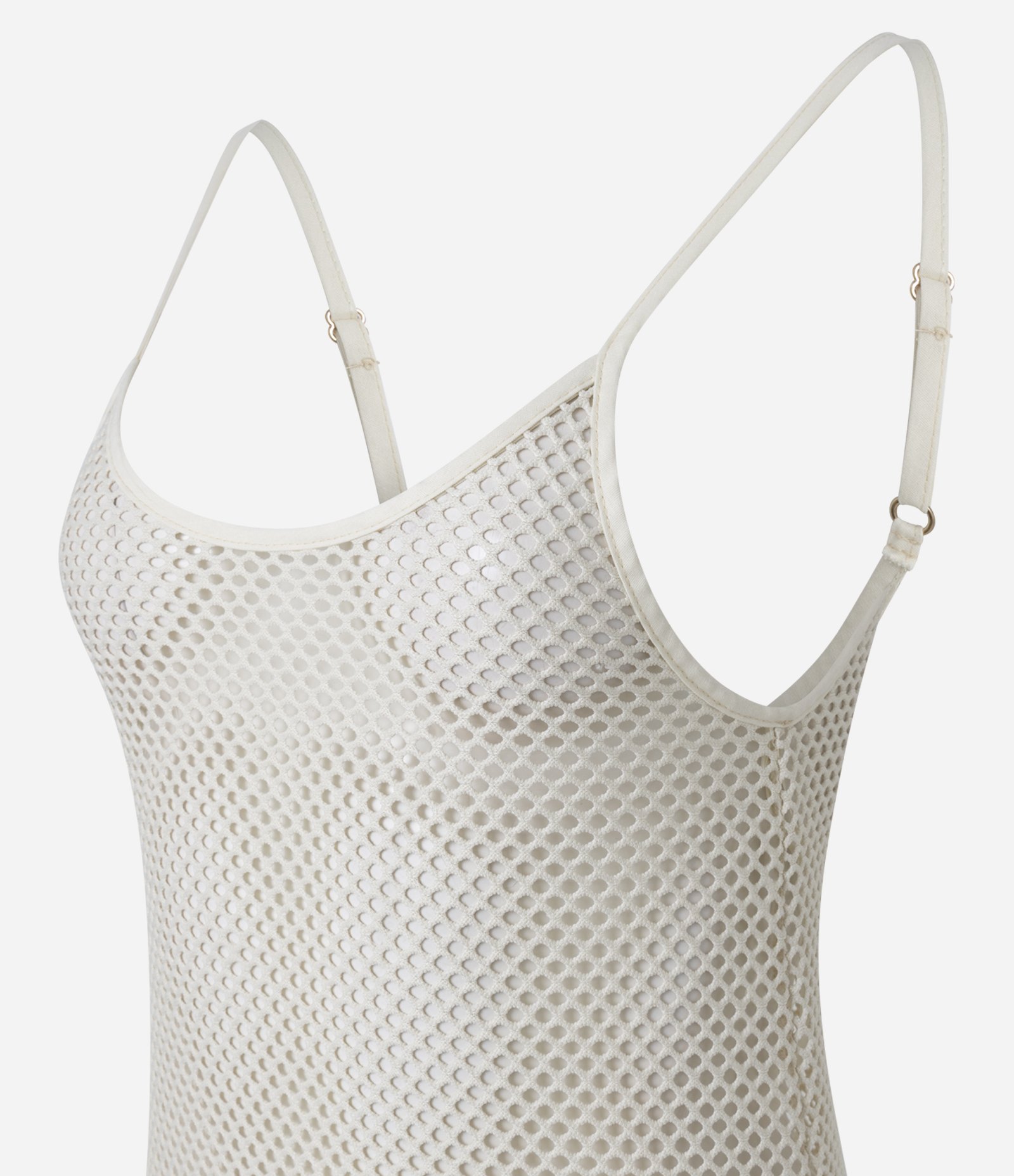 Saída de Praia Vestido Longo em Crochê Off White 5