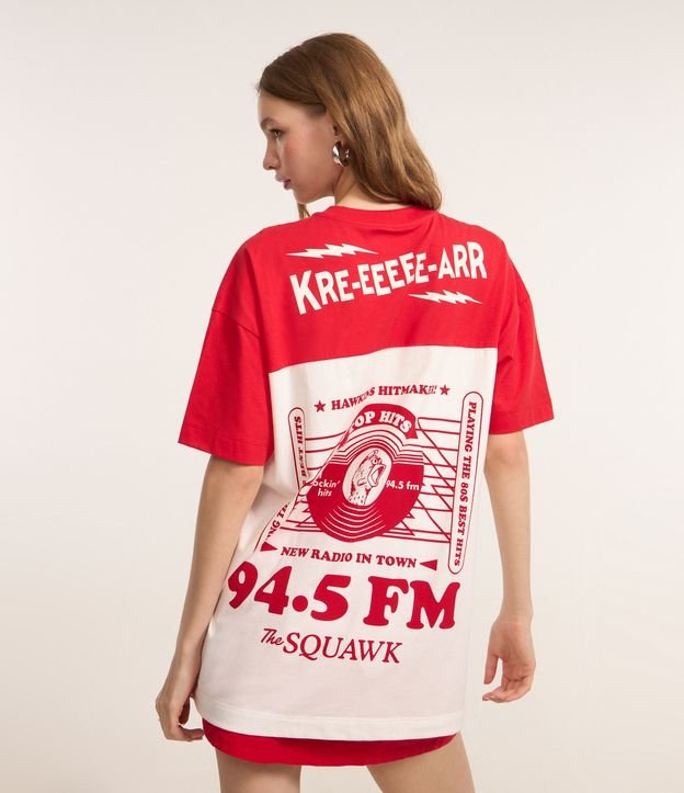 Camiseta T-shirt em Algodão com Estampa Stranger Things