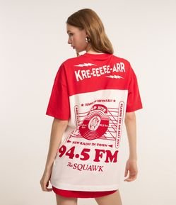 Camiseta T-shirt em Algodão com Estampa Stranger Things