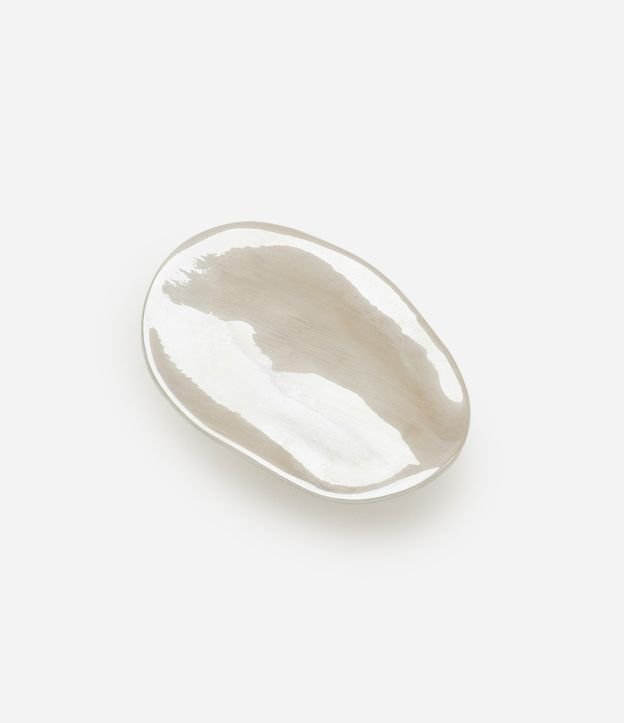 Maxi Anel com Forma de Chapa de Metal Martelada