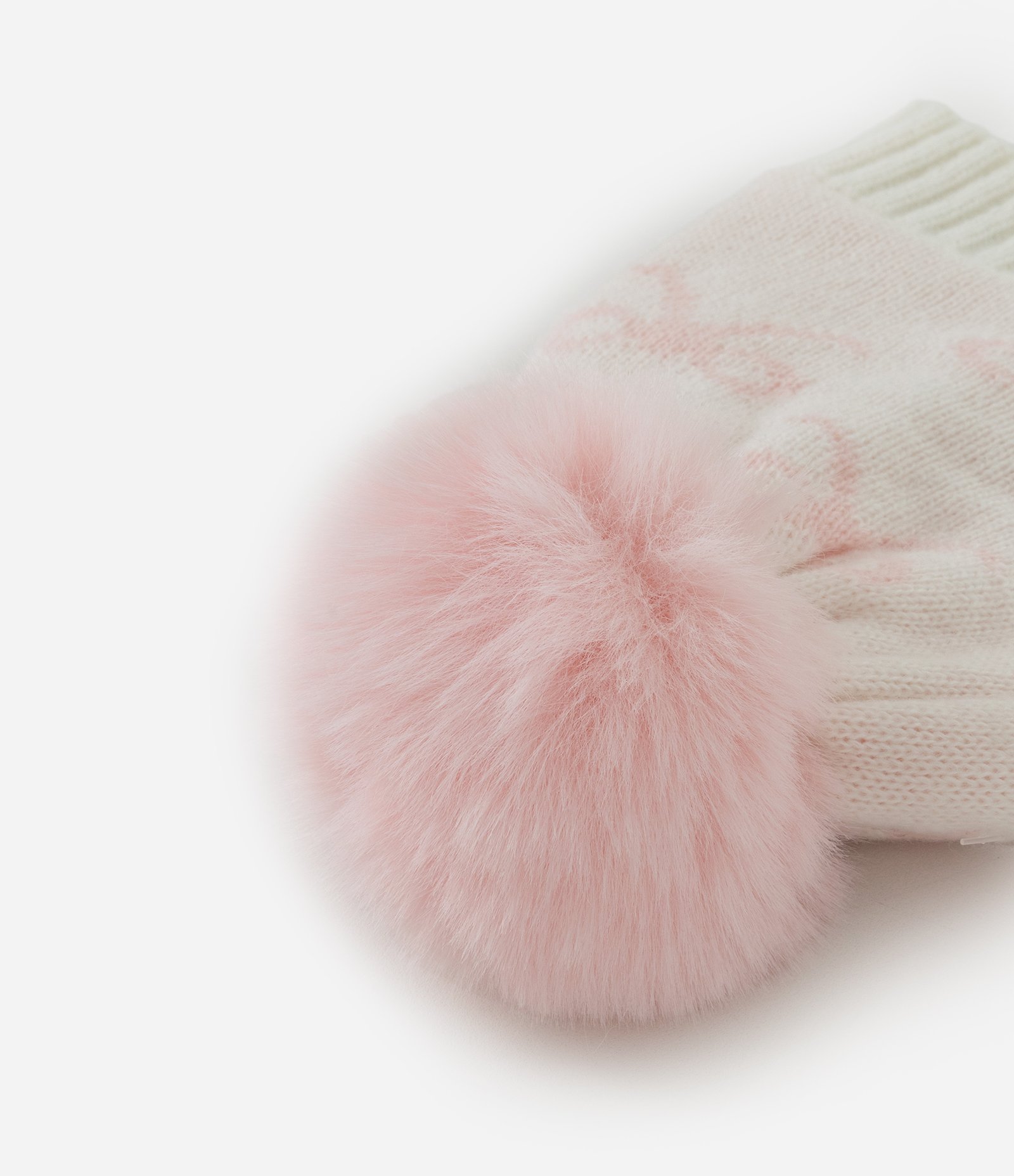 Touca Infantil em Efeito Tricô com Laços e Pompom – Tam 0 a 12 Meses Off White 3