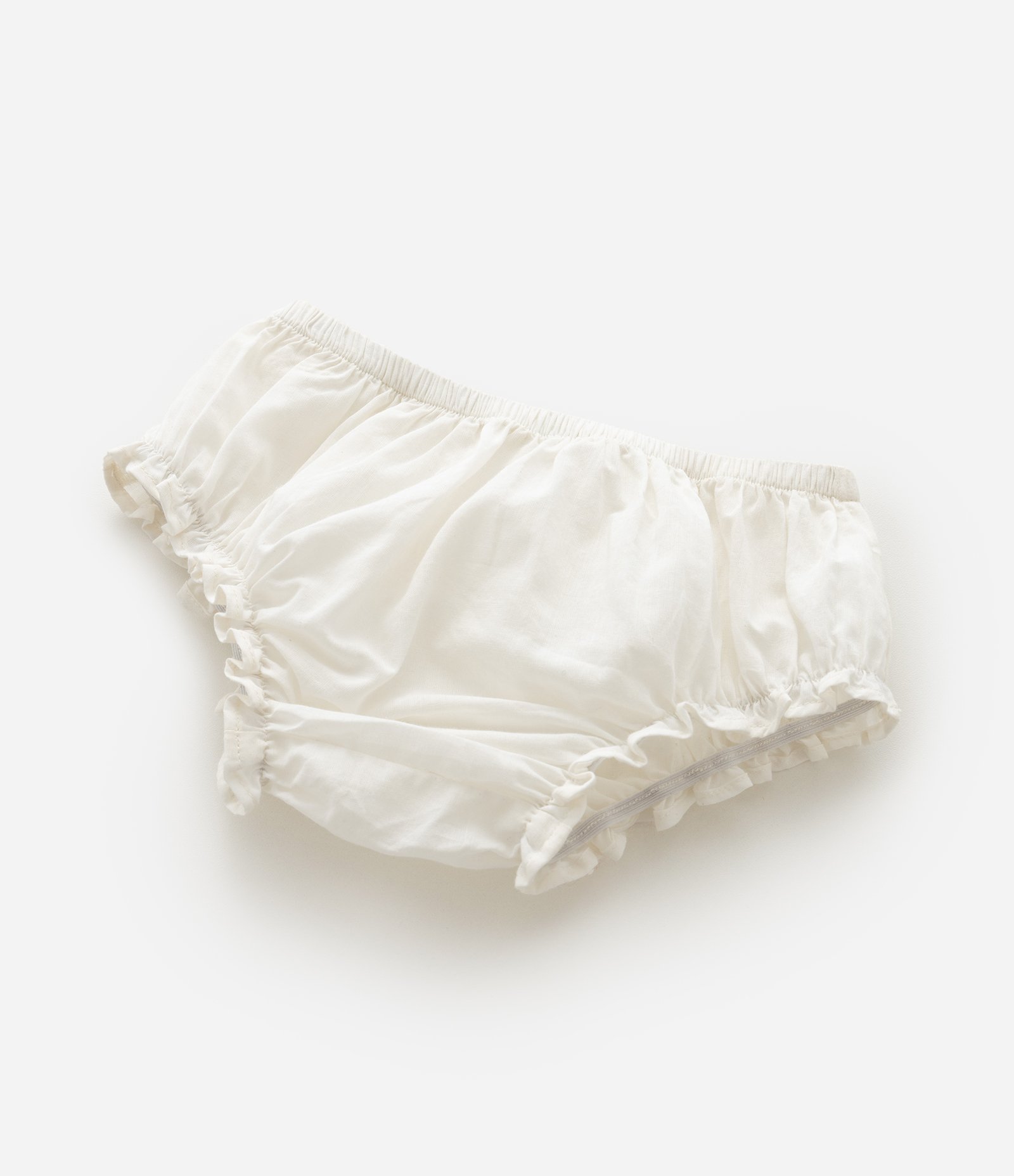 Vestido Infantil Xadrez Vichy com Calcinha - Tam 0 a 18 meses Bege 7