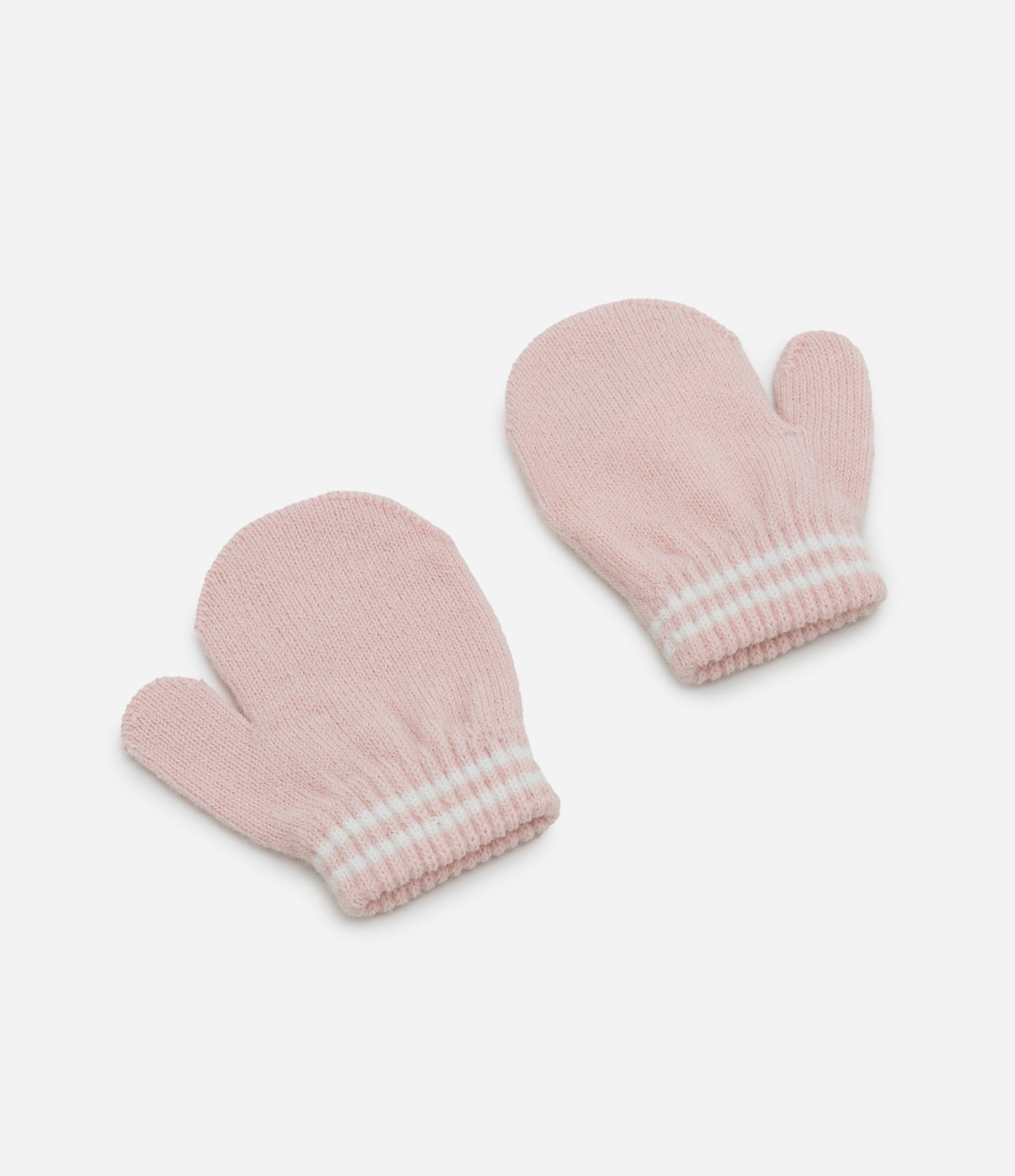 Conjunto Touca com Luvas com Carinha Bordado – Tam U Rosa Claro 4