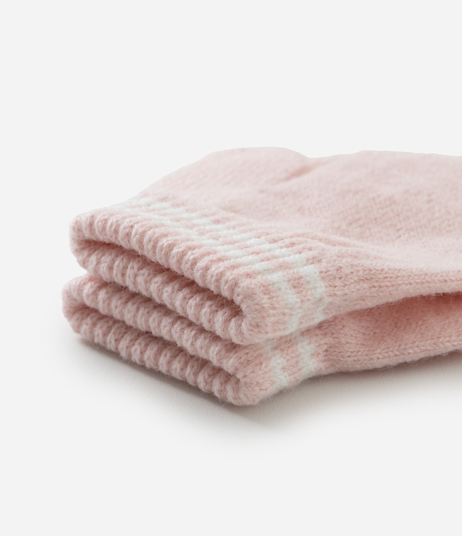 Conjunto Touca com Luvas com Carinha Bordado – Tam U Rosa Claro 5