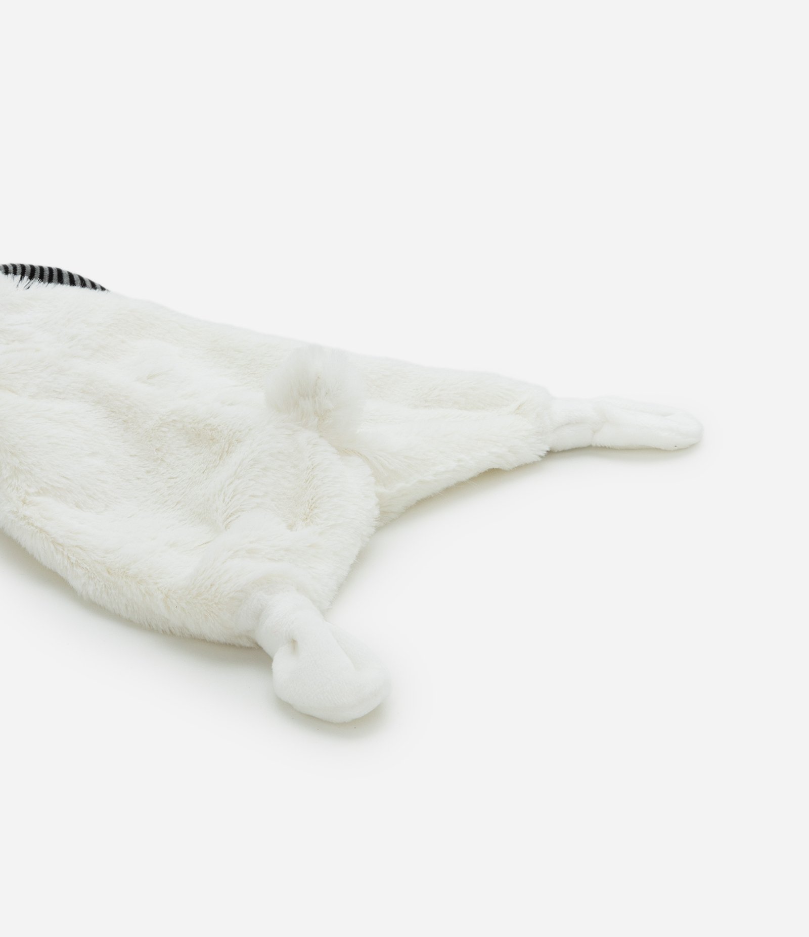 Naninha Infantil Plush com Carinha de Coelhinho – Tam U Branco 4