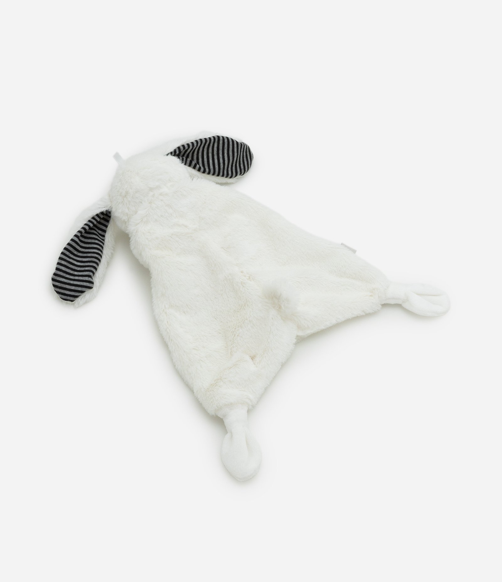 Naninha Infantil Plush com Carinha de Coelhinho – Tam U Branco 6