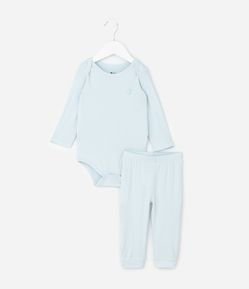 Conjunto Infantil Térmico Body e Calça – Tam 0 a 18 Meses
