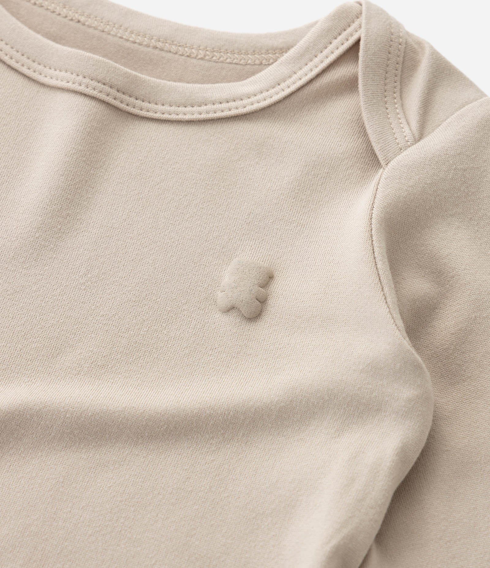 Conjunto Infantil Térmico Body e Calça – Tam 0 a 18 Meses Bege 12