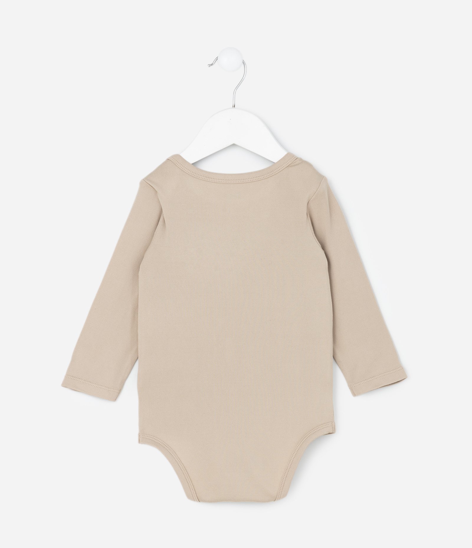 Conjunto Infantil Térmico Body e Calça – Tam 0 a 18 Meses Bege 4