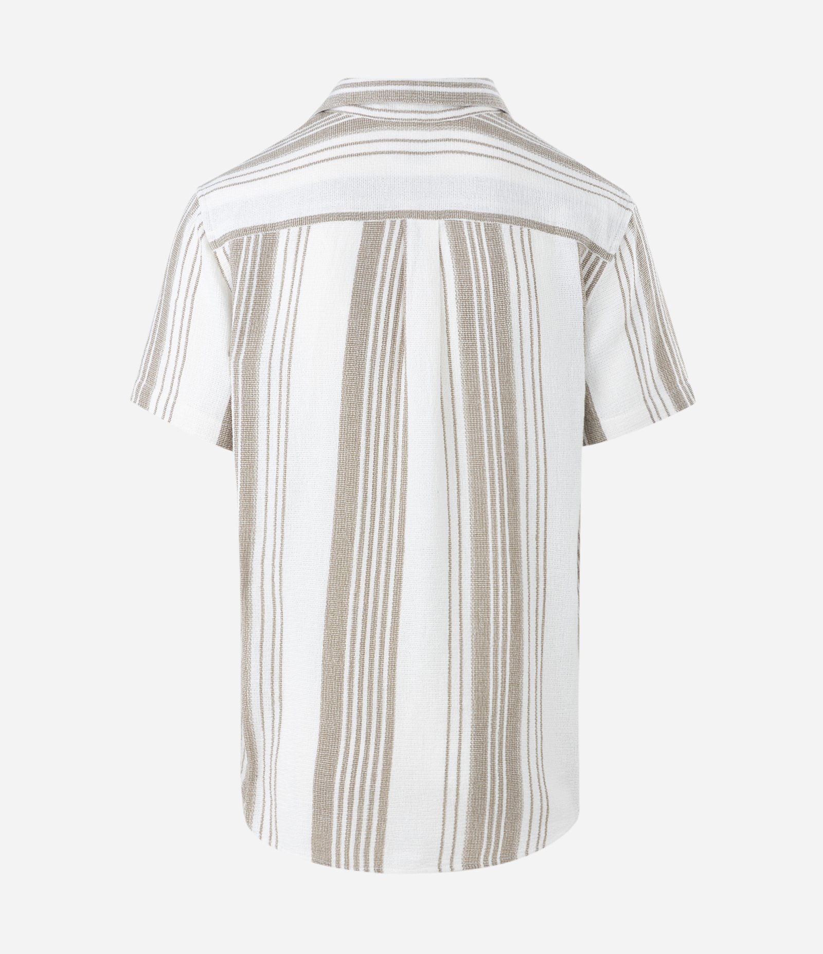 Camisa em Algodão com Textura e Listras Diversas Branco 2
