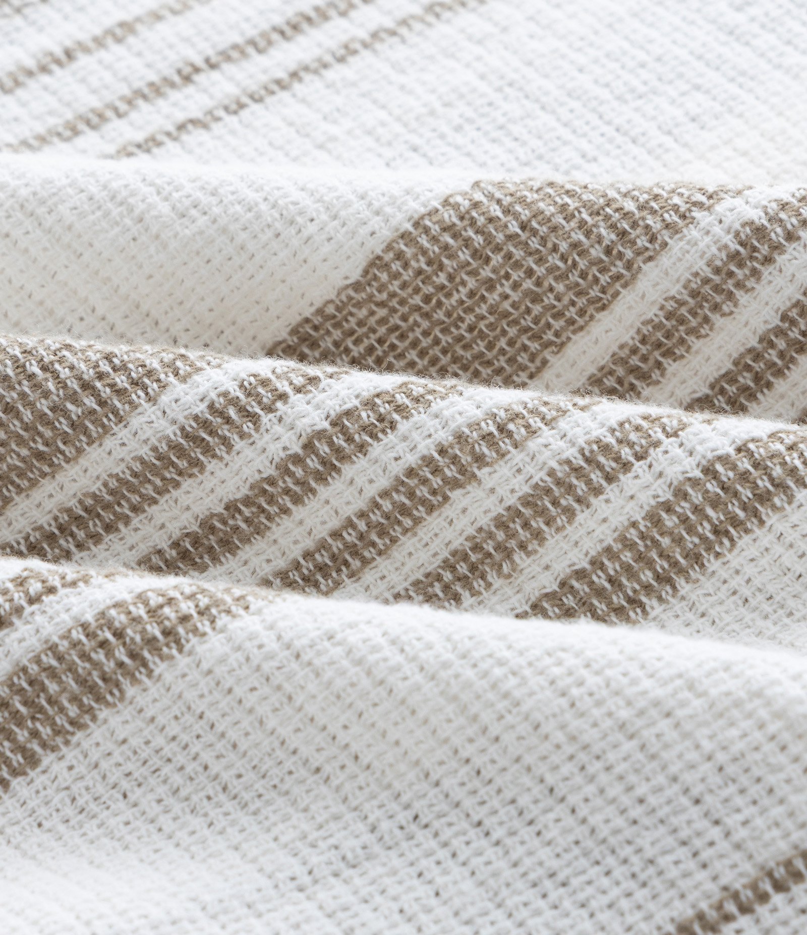 Camisa em Algodão com Textura e Listras Diversas Branco 3