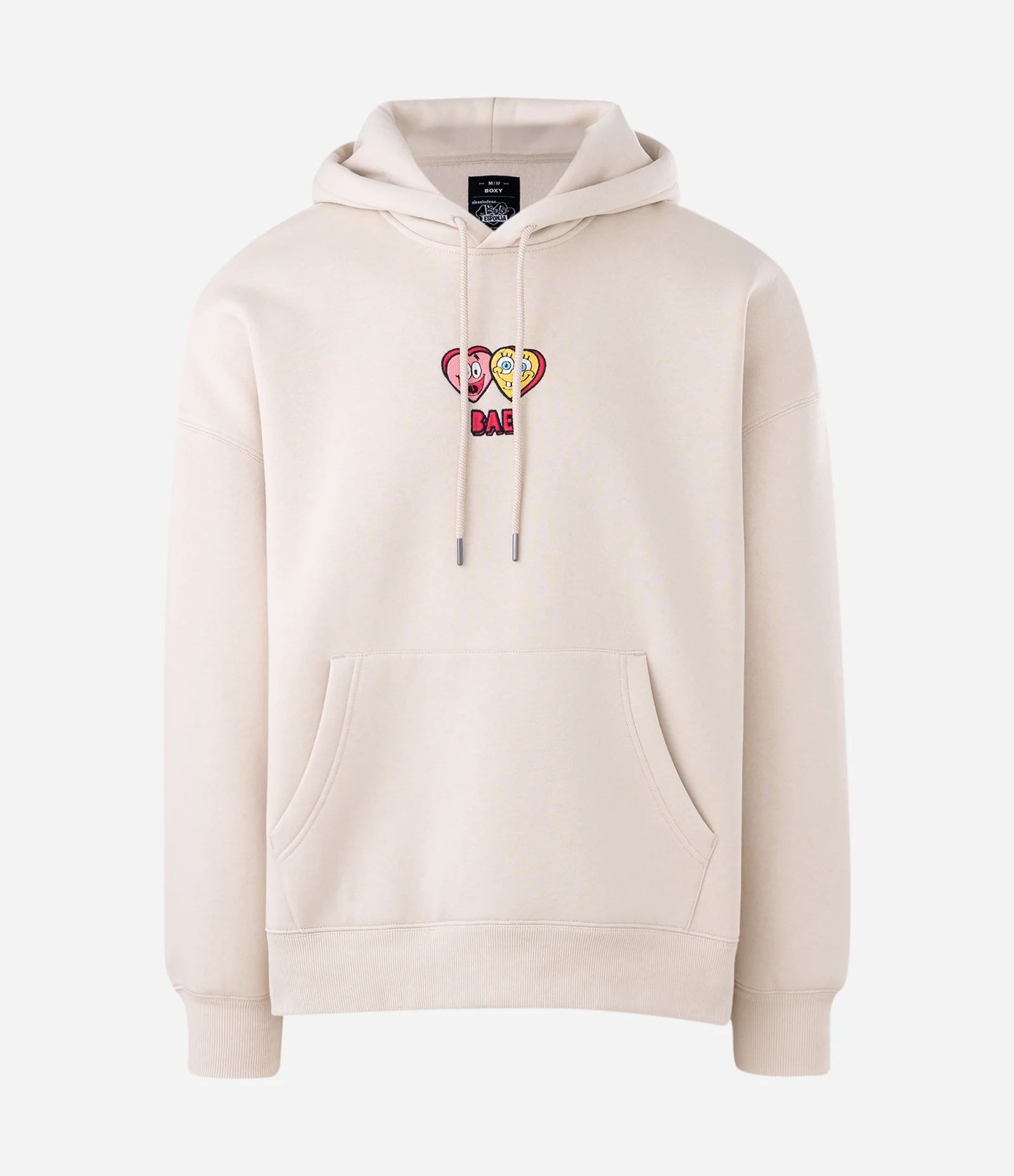 Blusão com Felpa do Bob Esponja e Patrick Bege 1