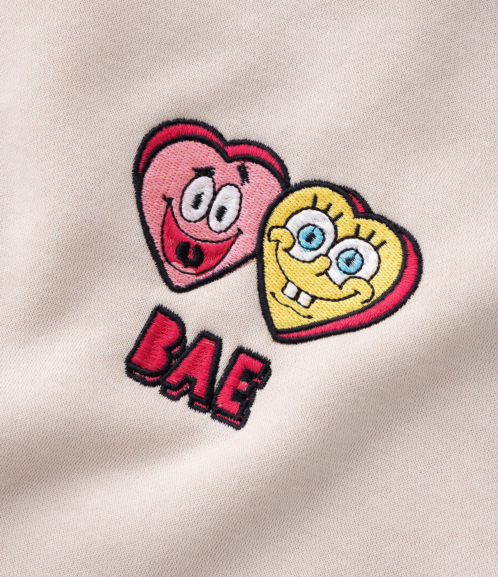 Blusão com Felpa do Bob Esponja e Patrick Bege 4