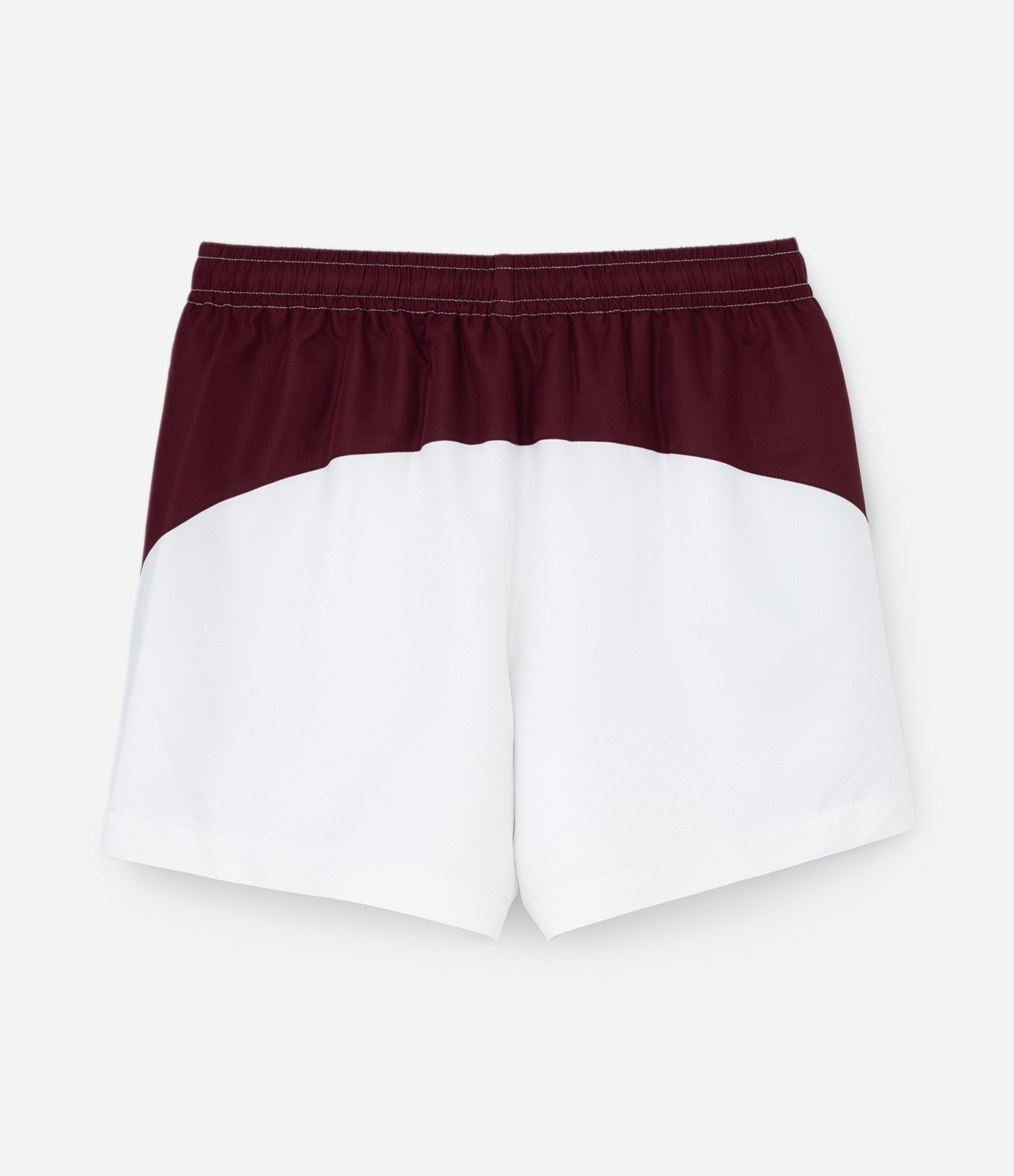 Bermuda Esportiva com Painéis Tricolor Branco 6