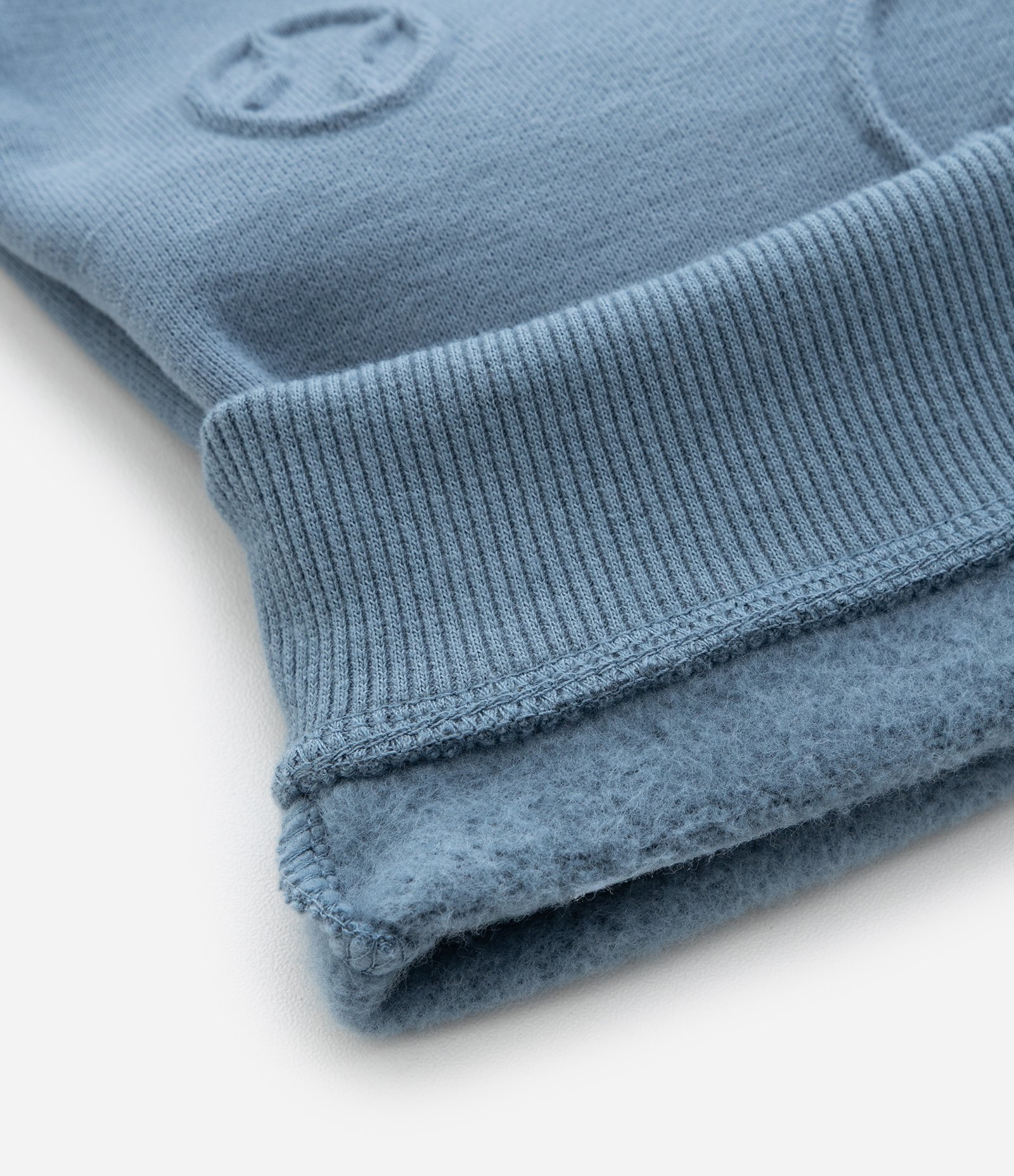 Casaco Infantil com Ícones Embossed e Capuz – Tam 1 a 6 Anos Azul Médio 4