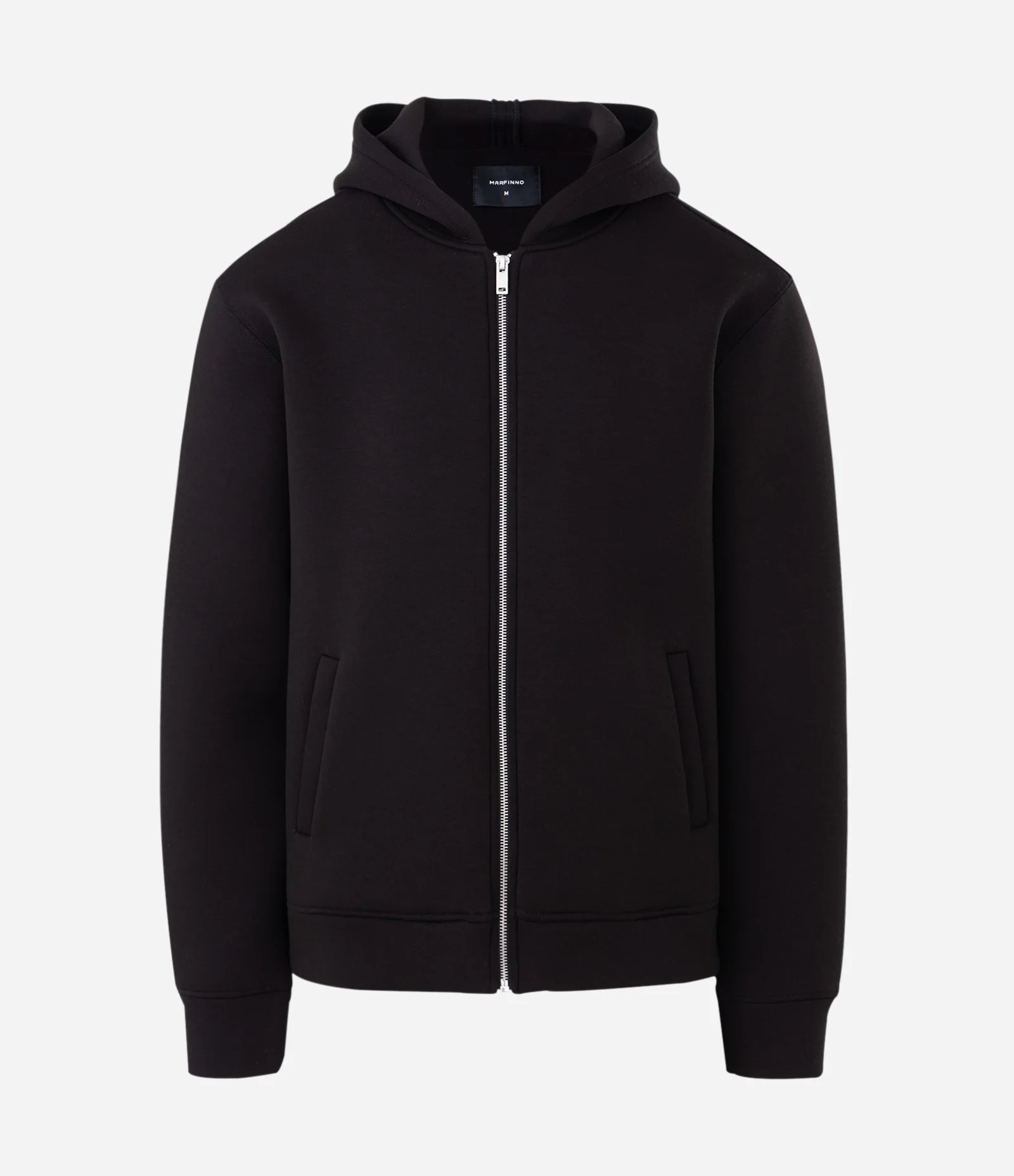 Moletom Malha Pesada Tech Com Capuz Preto 1