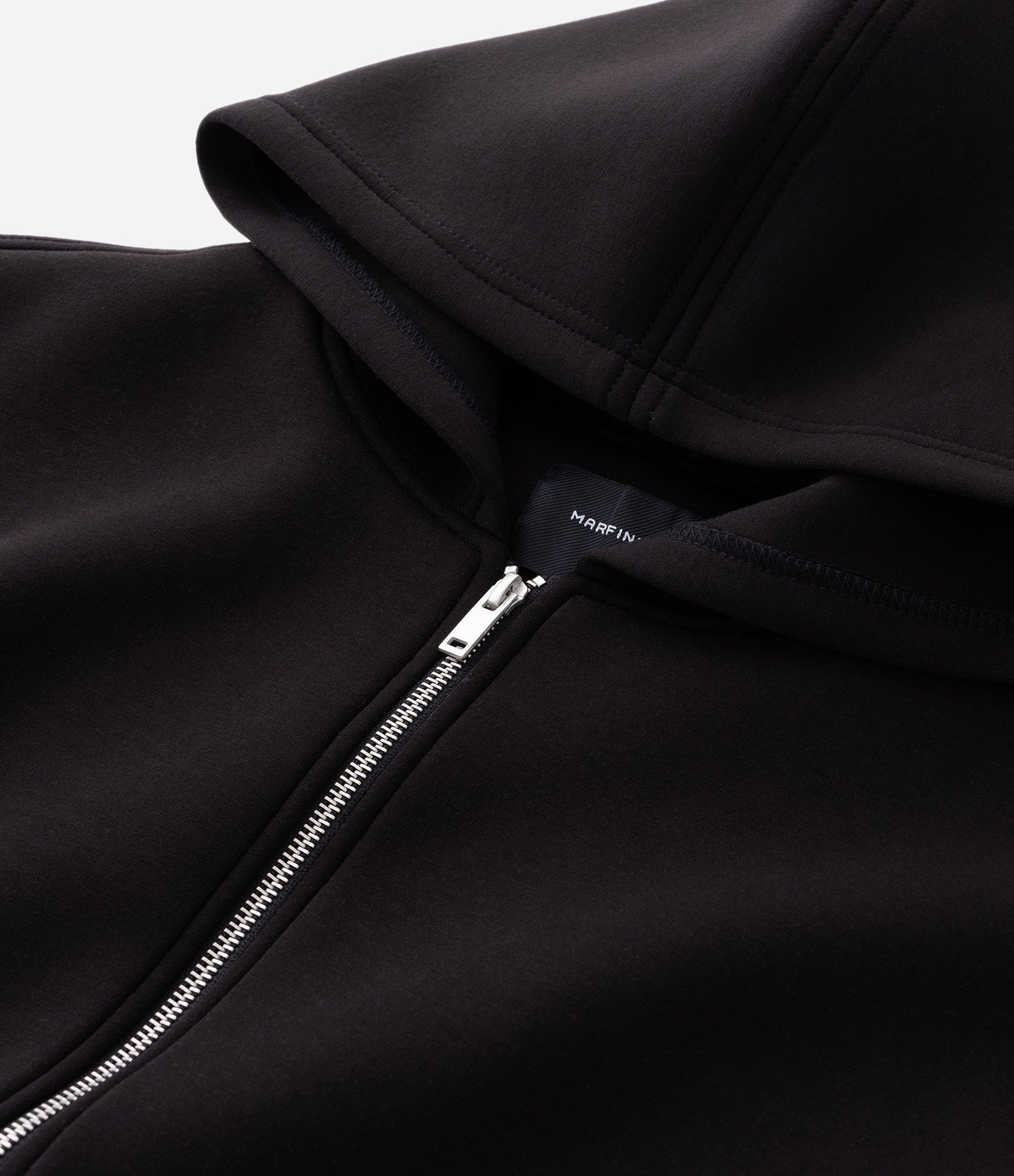 Moletom Malha Pesada Tech Com Capuz Preto 3