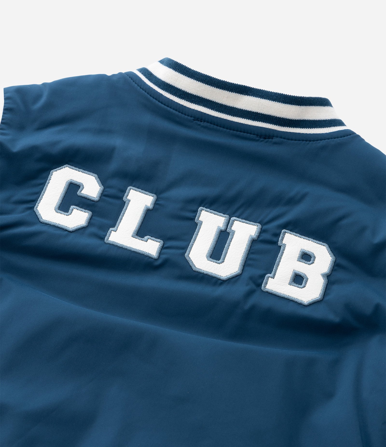 Jaqueta Infantil Bomber com Patches College – Tam 1 a 5/6 Anos Azul Marinho 4