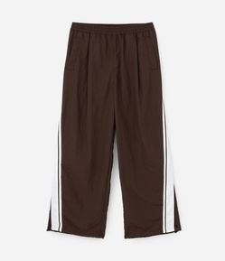 Calça em Poliamida Lisa com Listrar nas Laterais