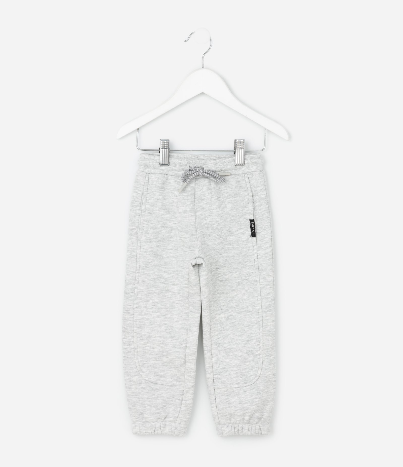 Calça Infantil em Moletom com Bolso Embutido – Tam 1 a 5/6 Anos Cinza Claro 1