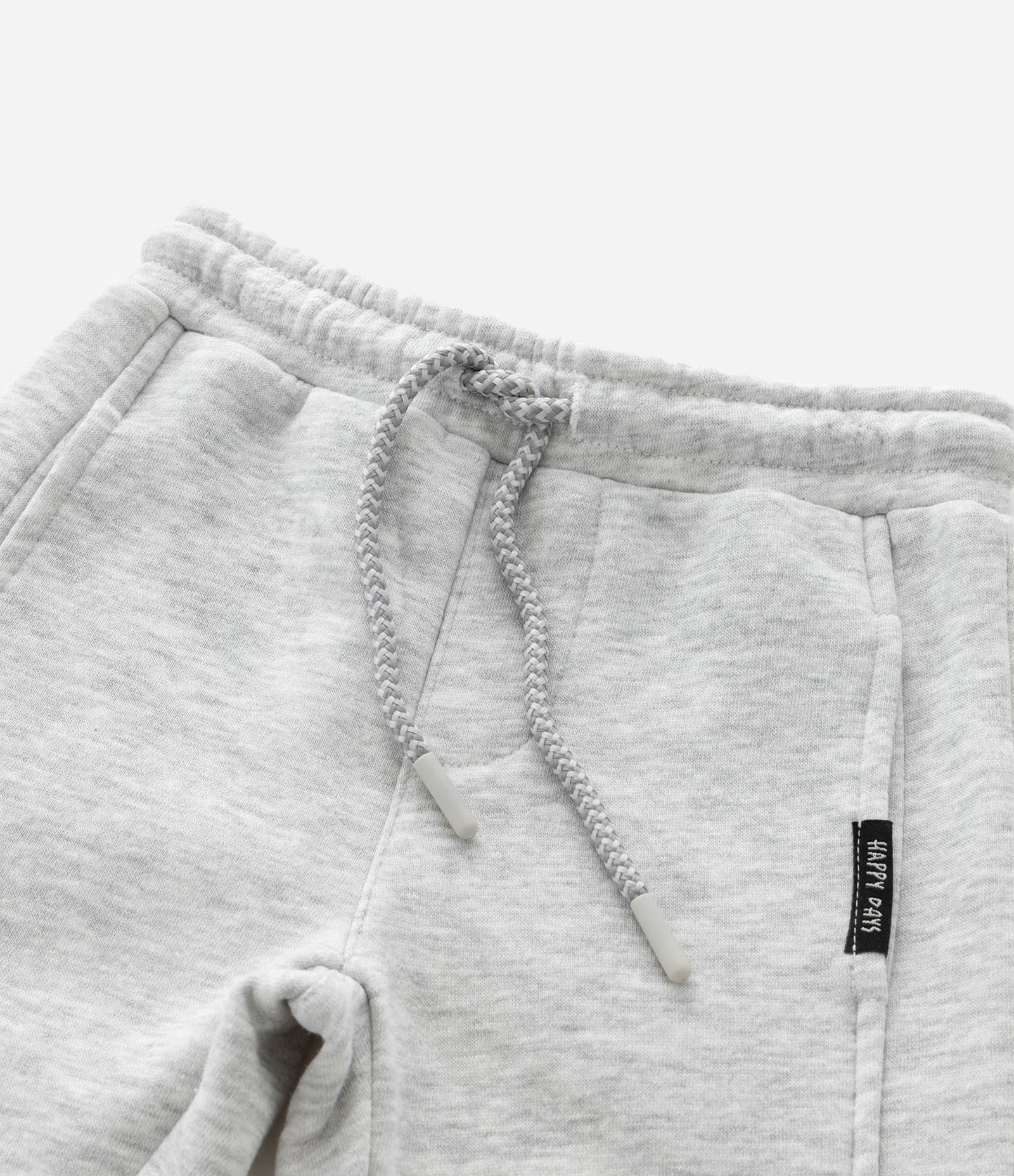 Calça Infantil em Moletom com Bolso Embutido – Tam 1 a 5/6 Anos Cinza Claro 5