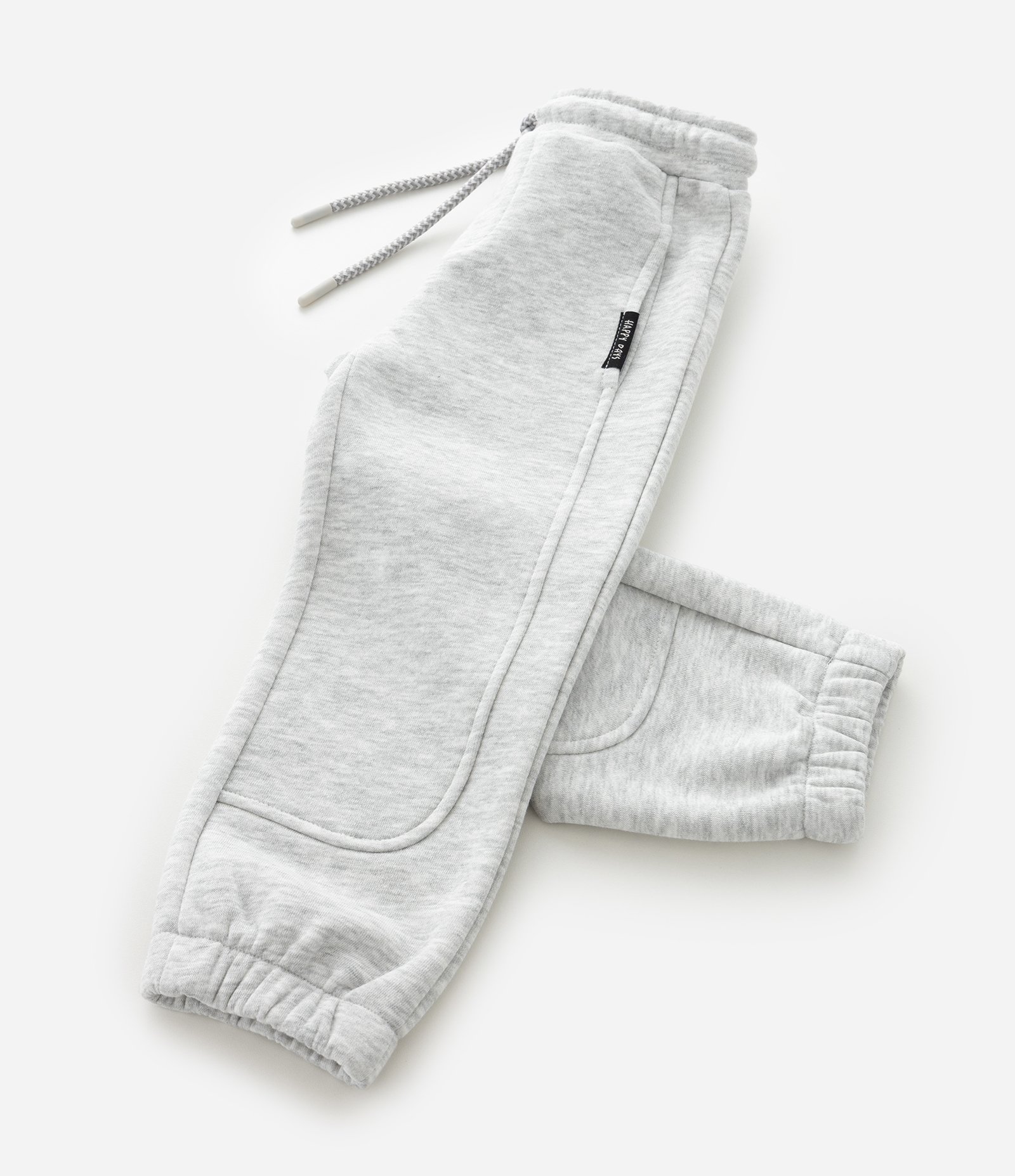 Calça Infantil em Moletom com Bolso Embutido – Tam 1 a 5/6 Anos Cinza Claro 6