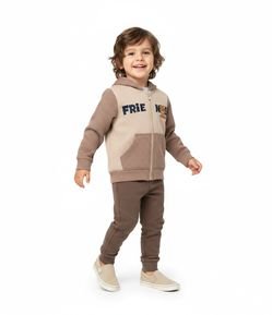 Calça Infantil Texturizada com Cós Elástico – Tam 1 a 4 Anos