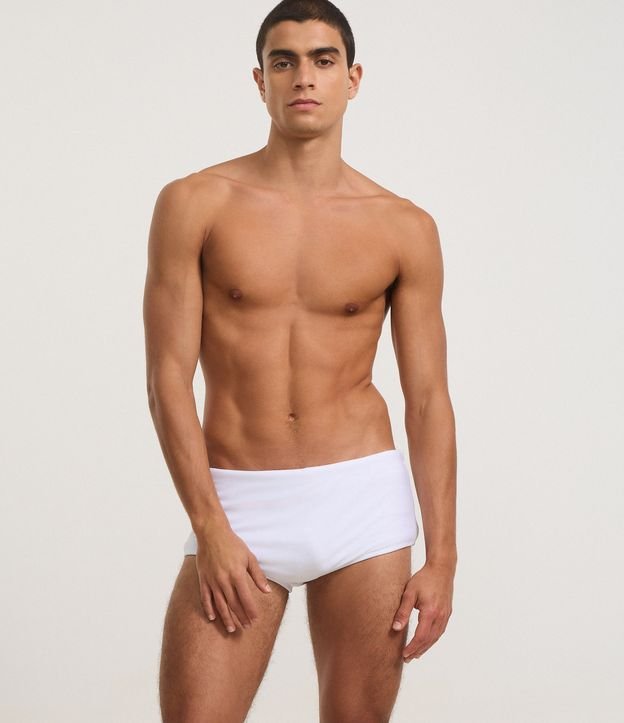 Sunga em Microfibra com Listras Laterais