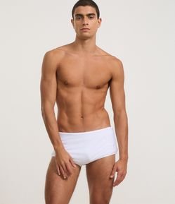 Sunga em Microfibra com Listras Laterais