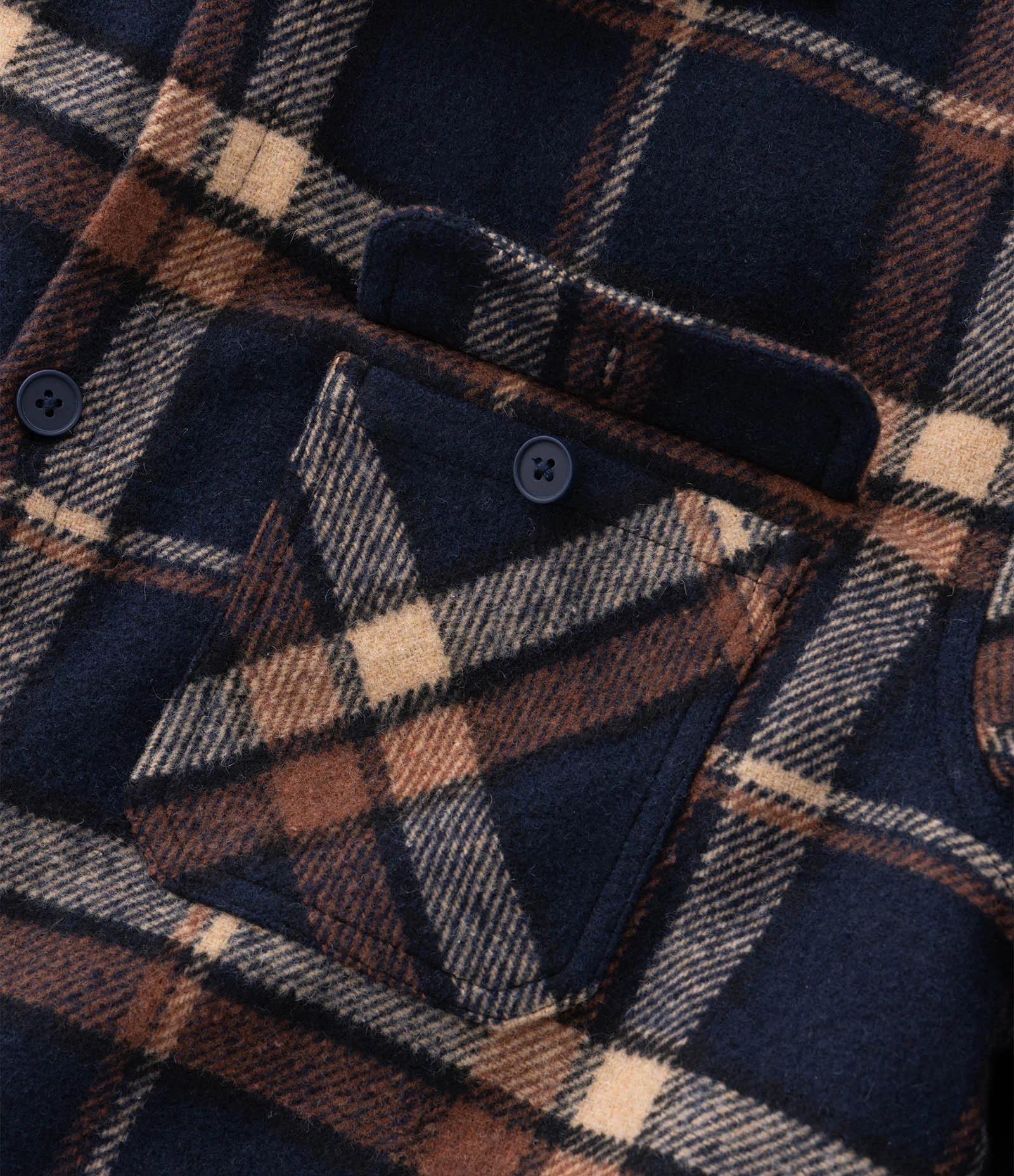 Jaqueta Trucker em Flanela com Estampa Xadrez e Sherpa Azul 10